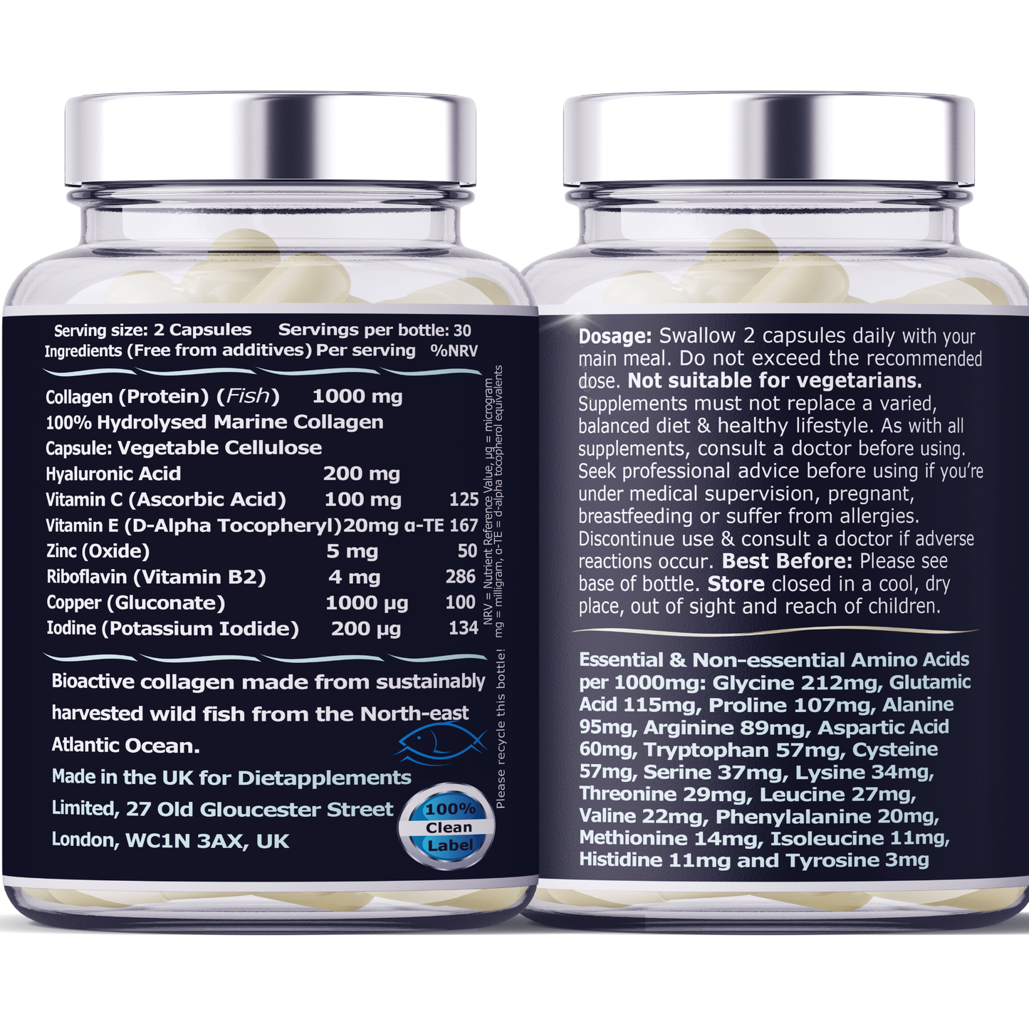 Marine Collagen & Hyaluronic Acid Complex