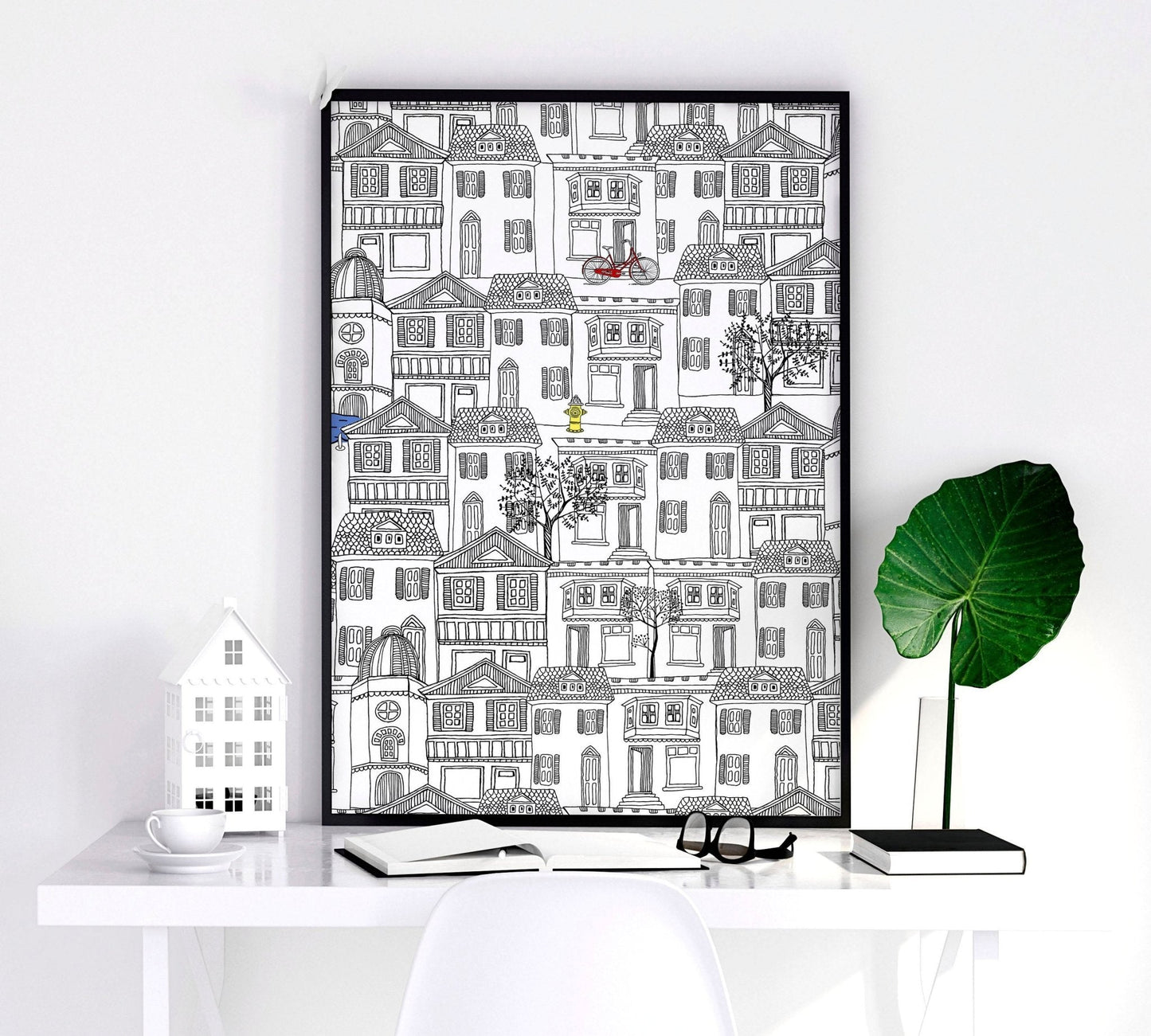 Amsterdam posters | Set of 2 travel wall art