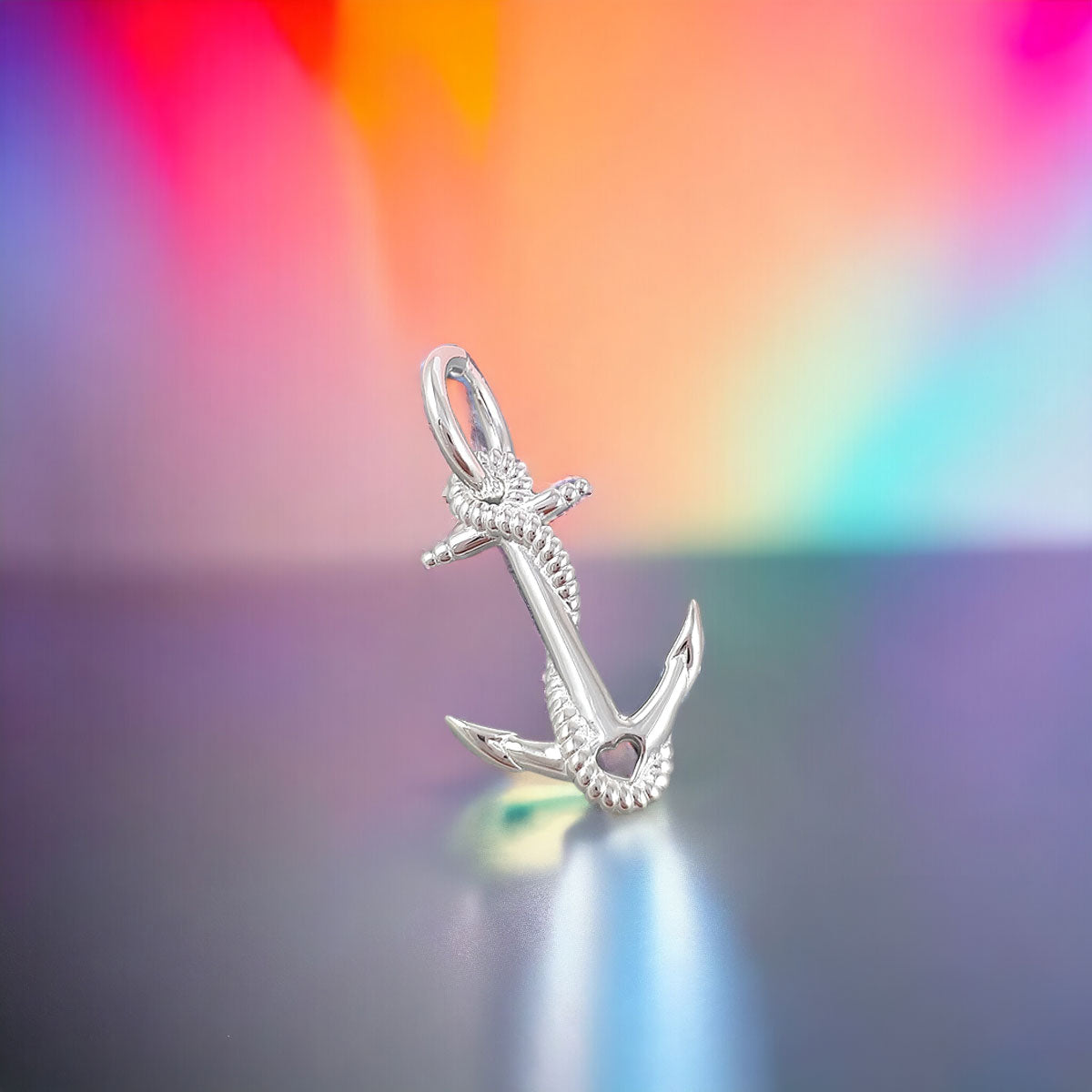 Anchor Silver Charm