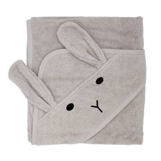 Animal Hooded Baby Towels – Organic Cotton (Fox, Lion, Rabbit Designs)