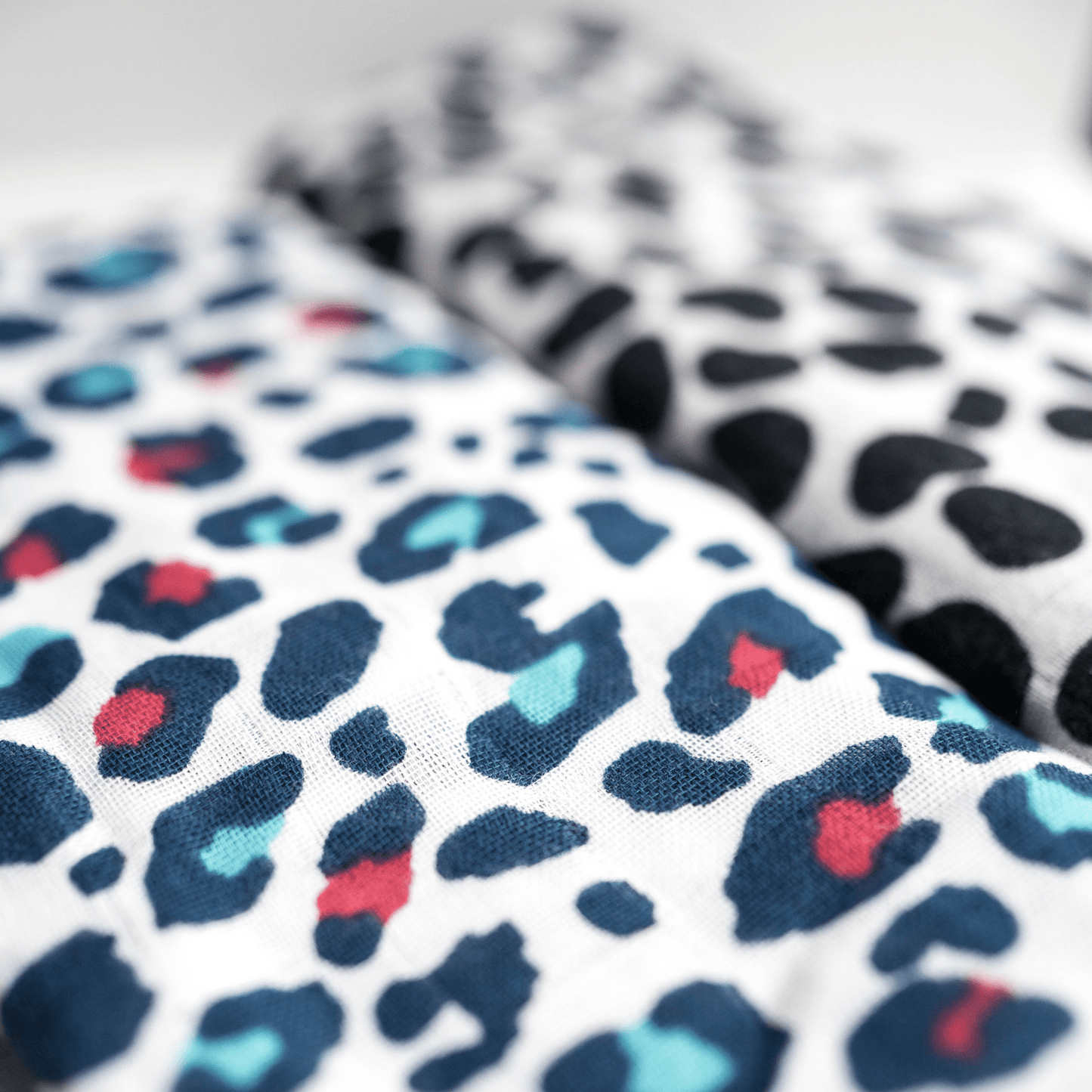 ANIMAL PRINT MUSLIN 2-PACK - birth to 12 months