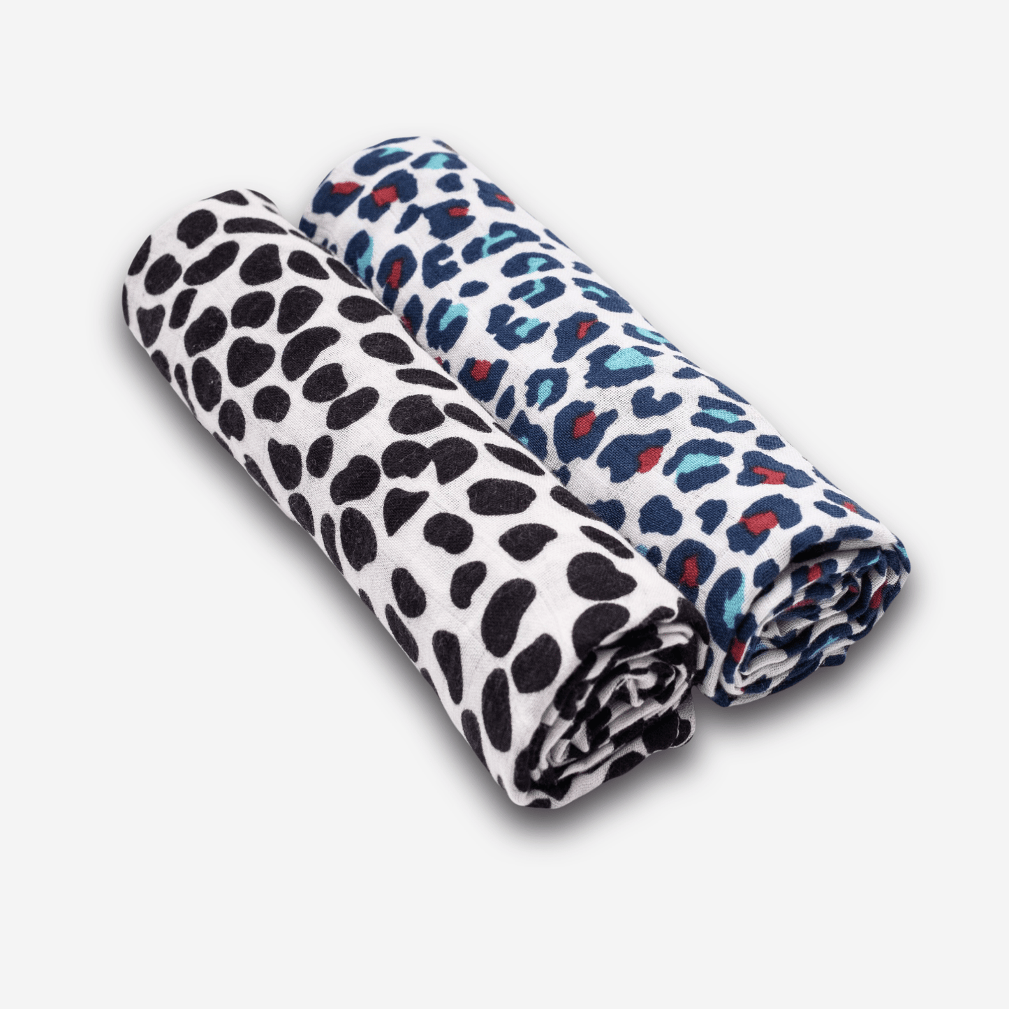 ANIMAL PRINT MUSLIN 2-PACK - birth to 12 months