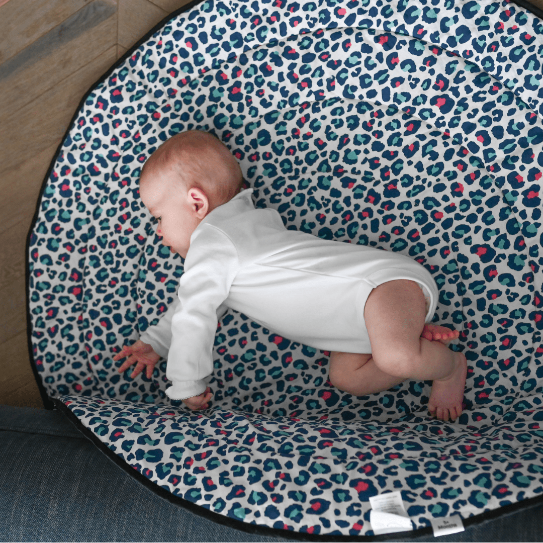 ANIMAL PRINT REVERSIBLE PLAYMAT - birth to 12 months