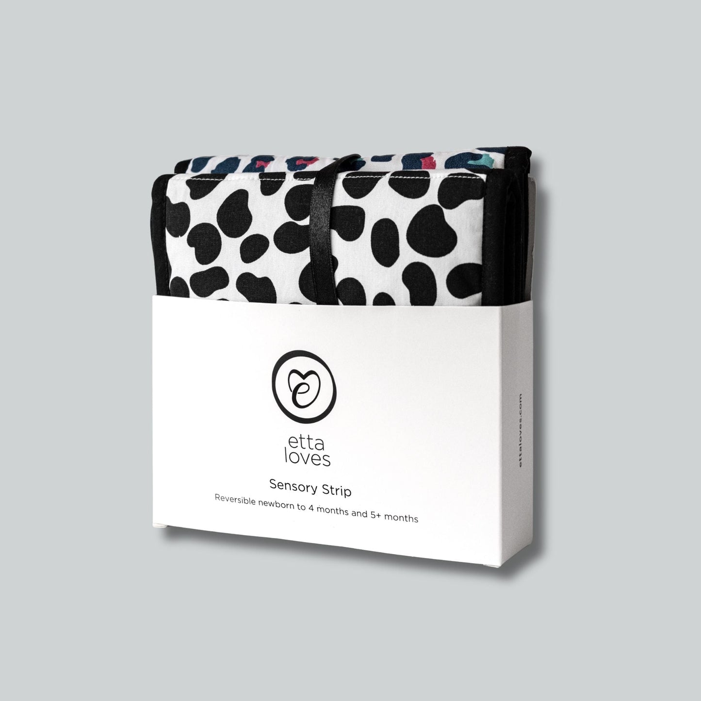 ANIMAL PRINT SENSORY STRIP - reversible - birth to 12 months