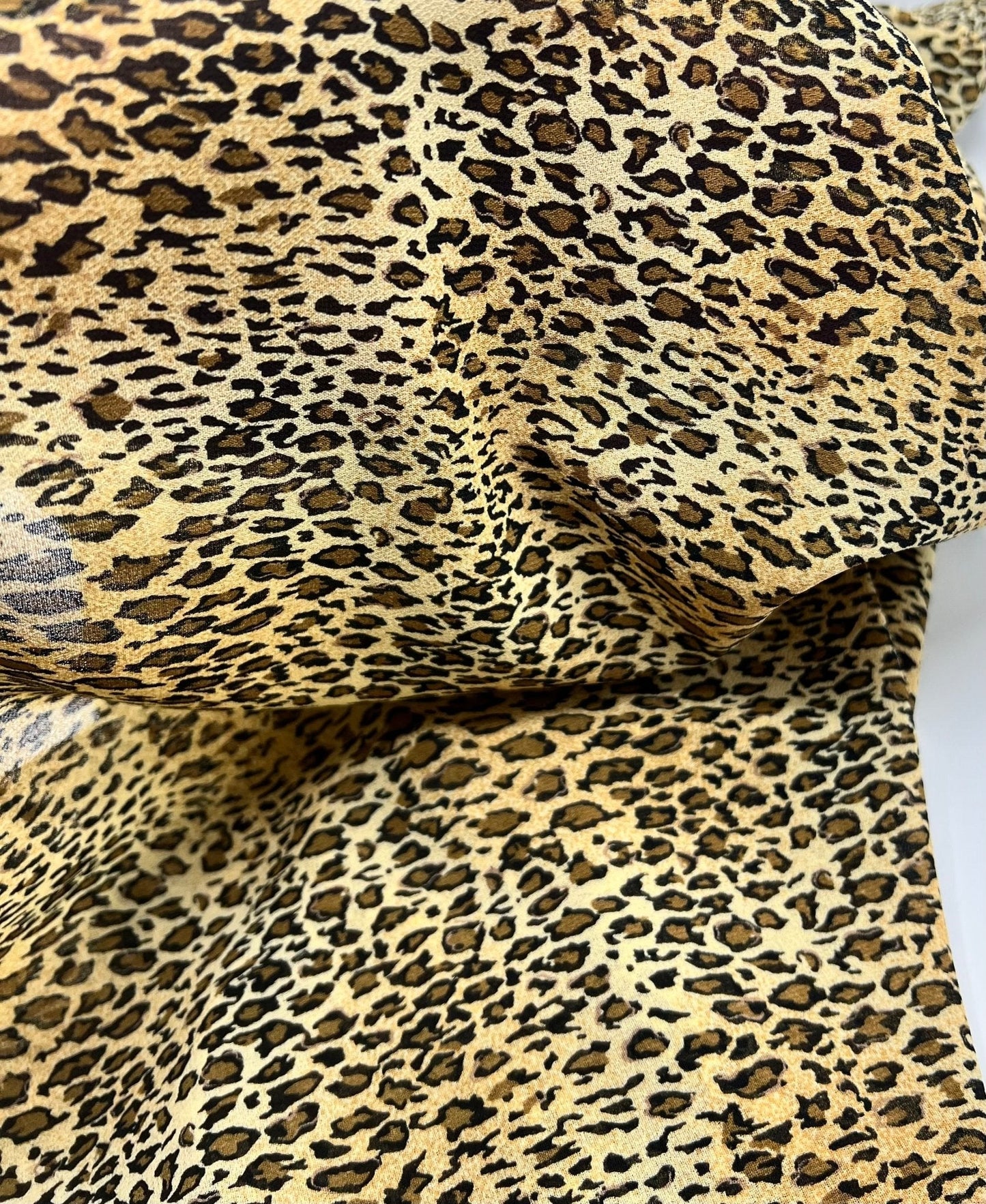 Animal Printed Chiffon Dress Fabric