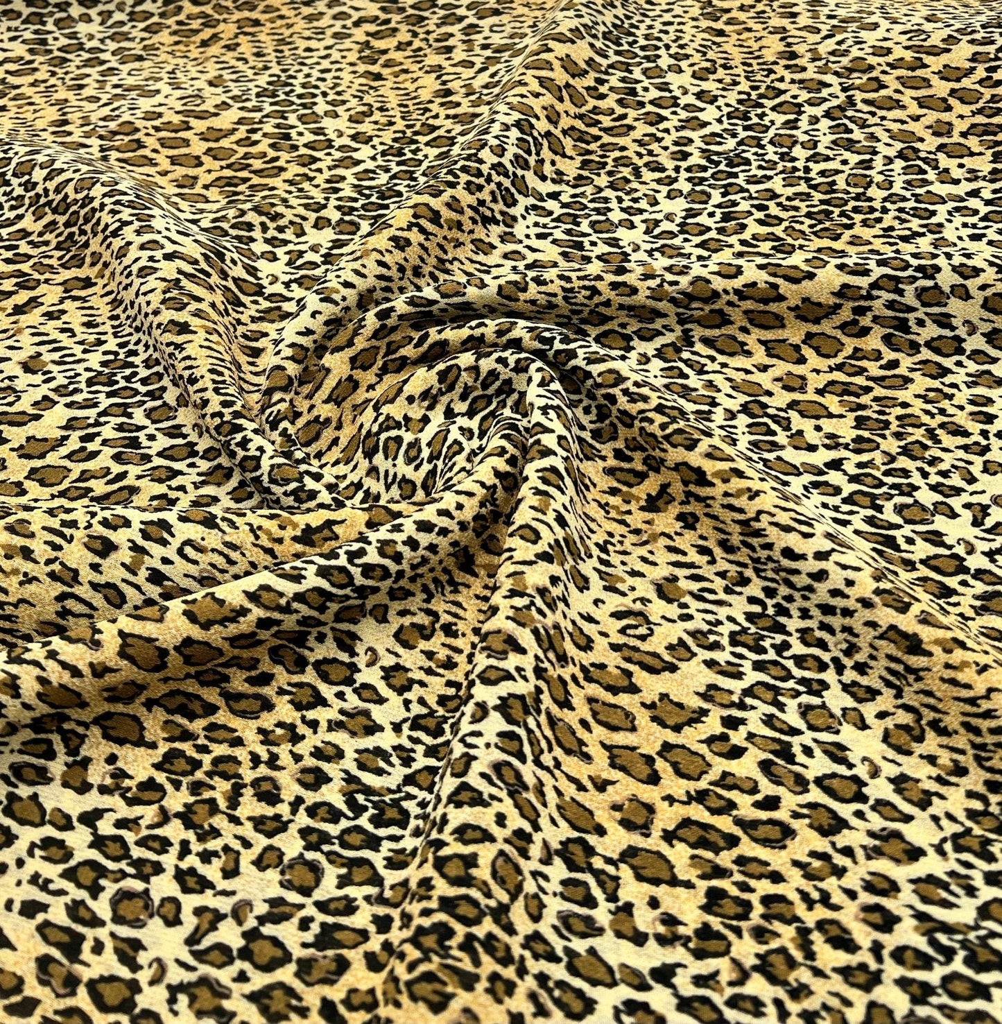 Animal Printed Chiffon Dress Fabric