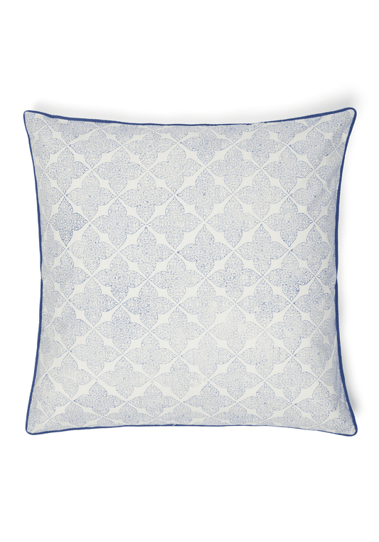 Antonia Sky Lattice Cushion Cover