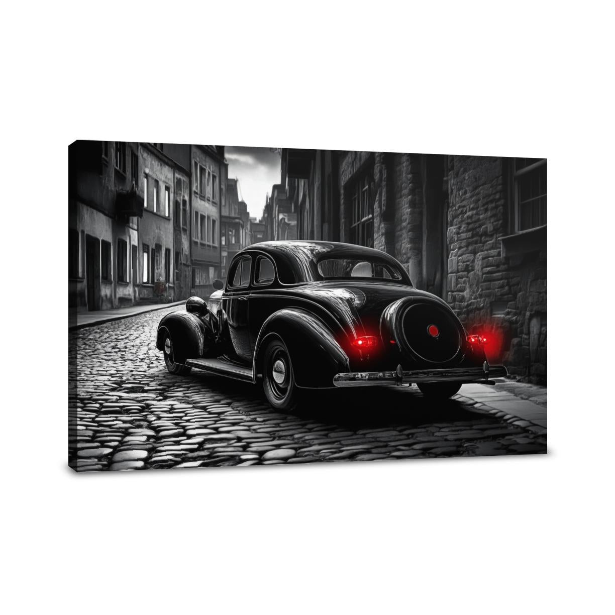 Crimson Echoes Canvas