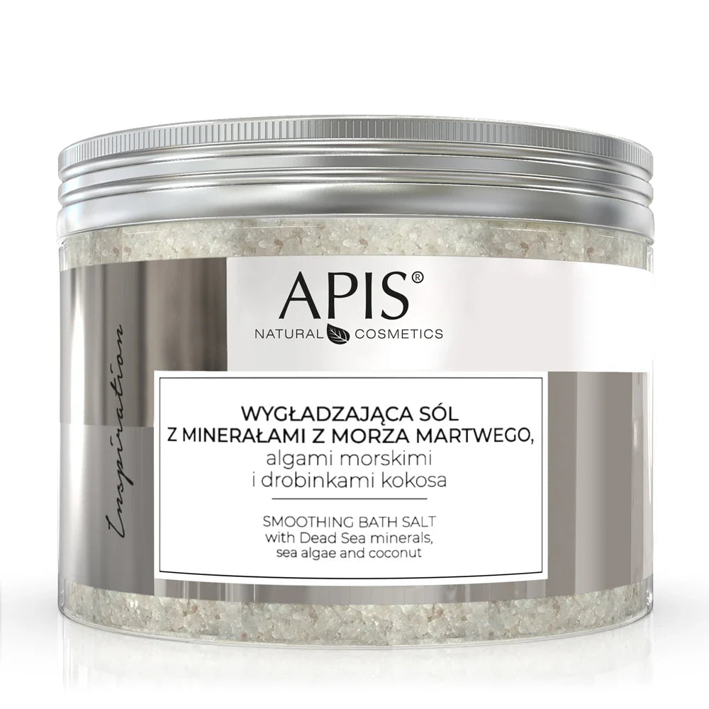 Apis Inspiration Smoothing Bath Salt with Dead Sea Minerals, Marine Algae and Coconut | 650g