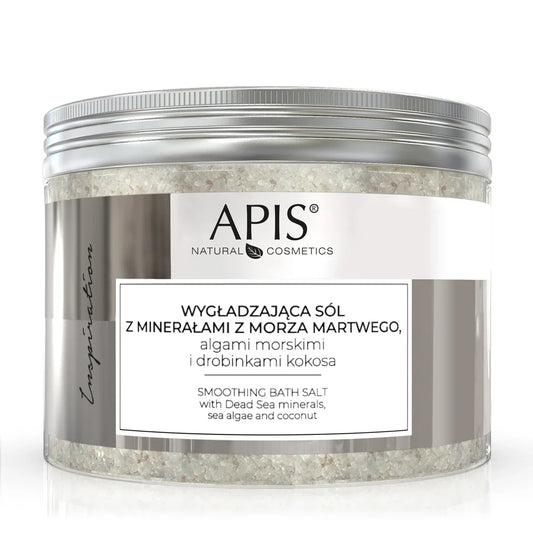 Apis Inspiration Smoothing Bath Salt with Dead Sea Minerals, Marine Algae and Coconut | 650g