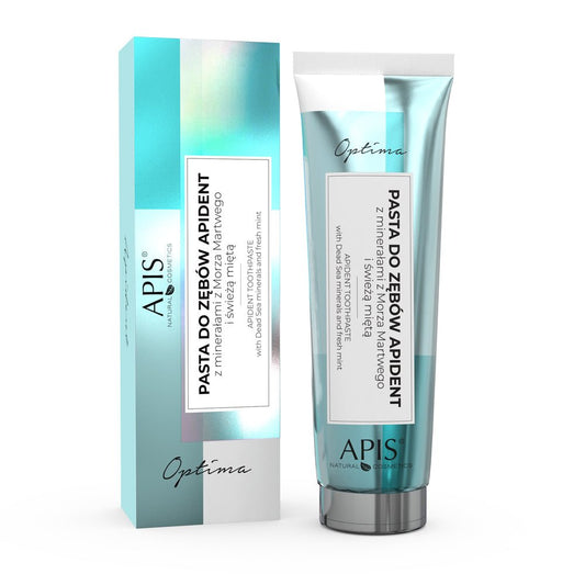 Optima - Apident Toothpaste with Dead Sea minerals and fresh mint 100ml