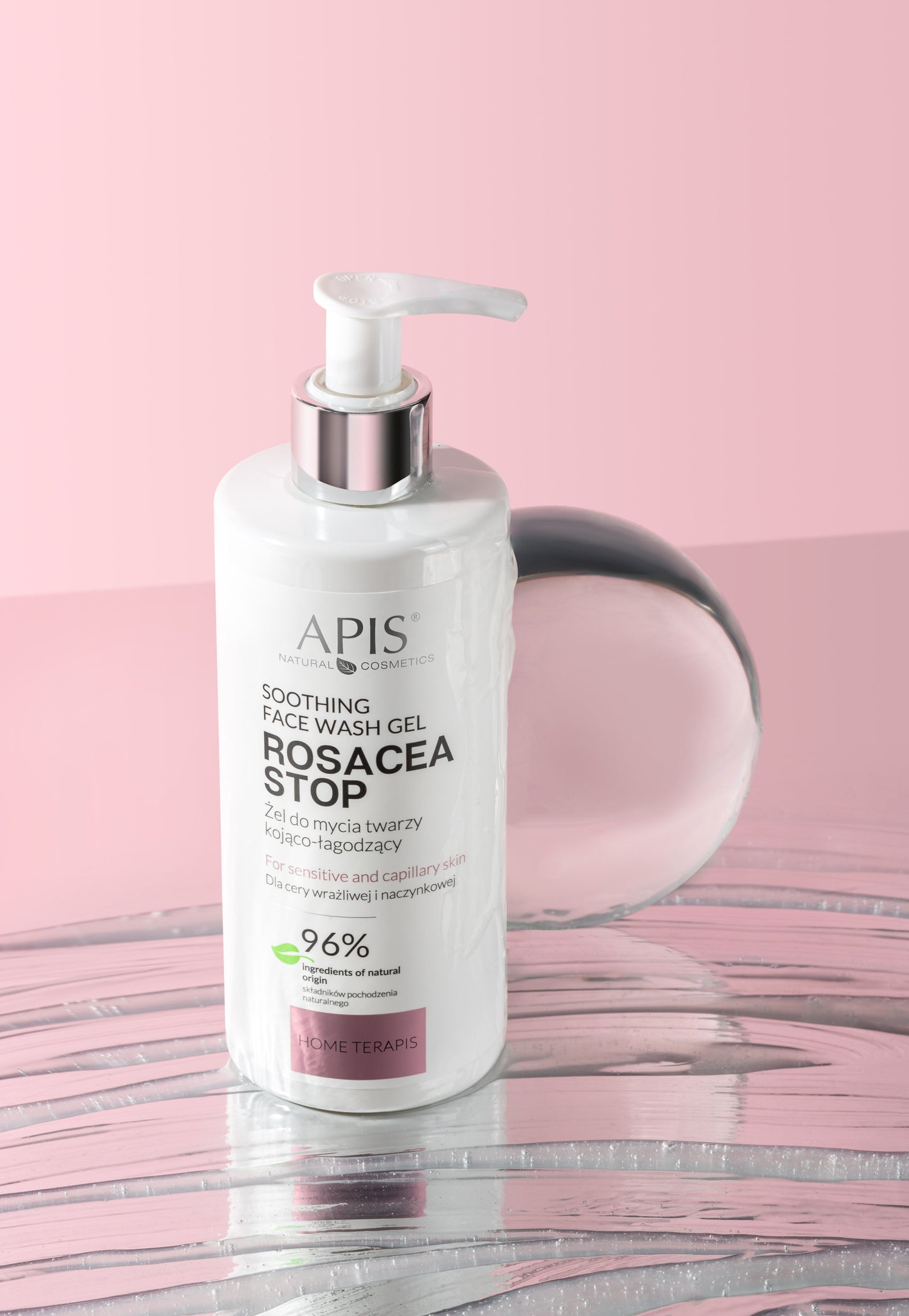 Apis Rosacea-Stop Soothing & calming facial cleansing gel | 300 ml