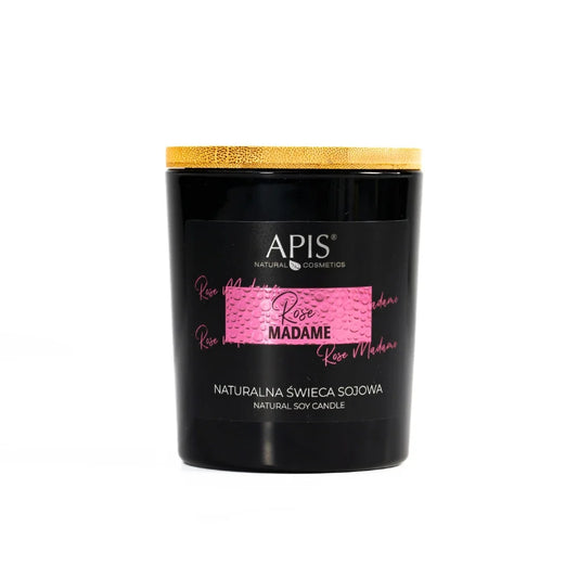 Apis Rose Madame Natural Soy Candle | Rose, Jasmine & Patchouli | 150g