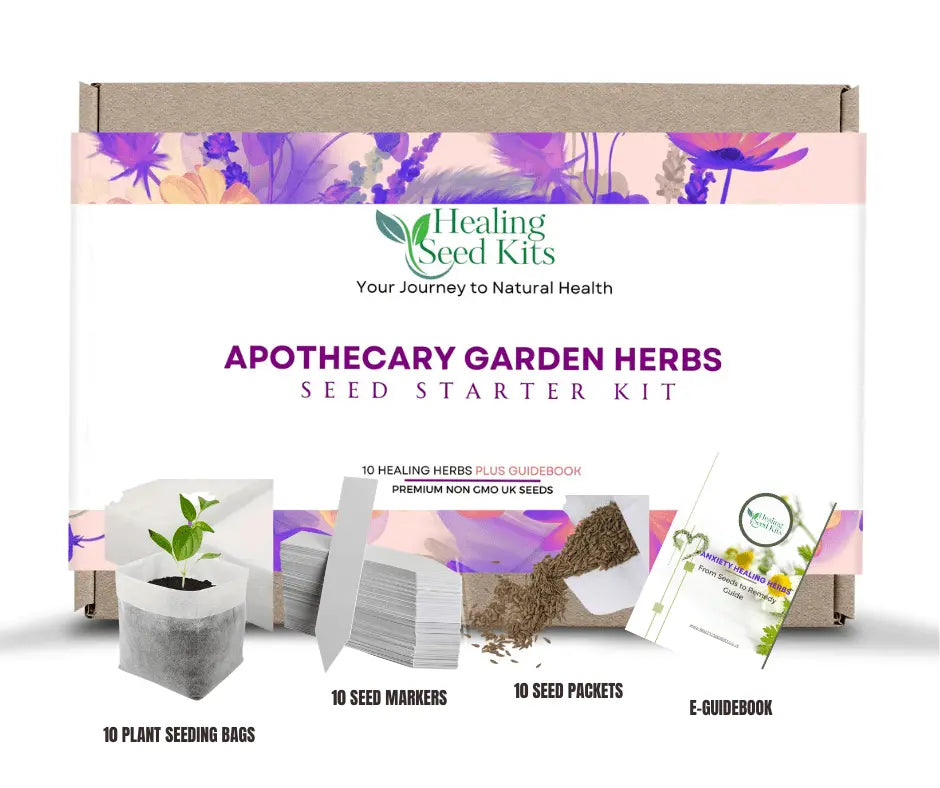 Apothecary Garden Seed Kit – 10 Medicinal Herb & Tea Seeds | Grow Your Own Remedies