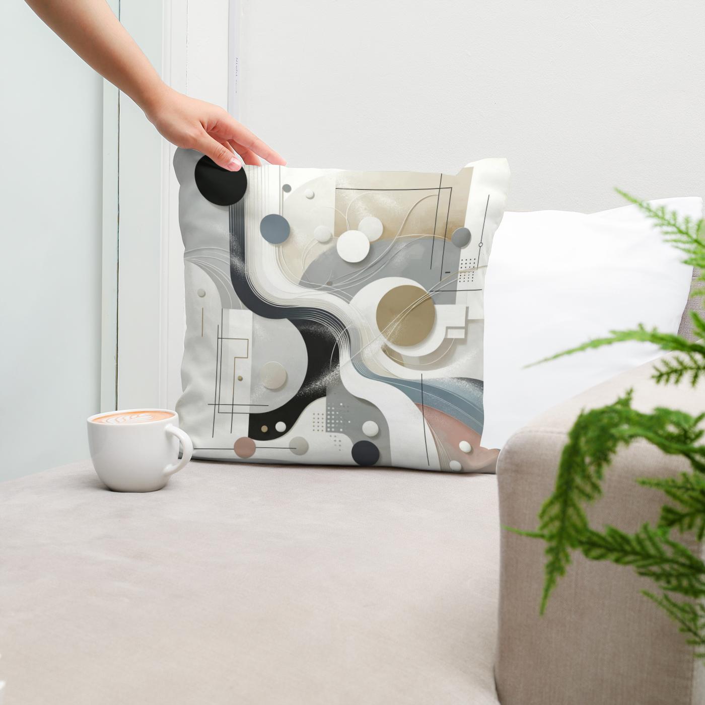 Silent Serenity Cotton Cushion