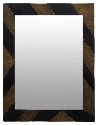 Black and Gold Wall Mirror | Aris
