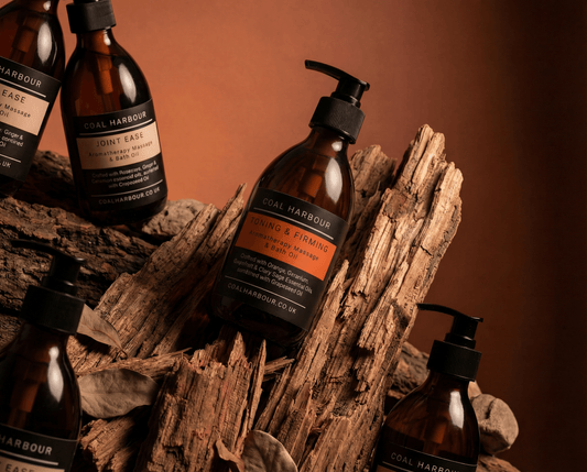 Aromatherapy Massage and Bath Oil - Toning & Firming With Orange, Grapefruit, Geranium & Clary Sage Essential Oils