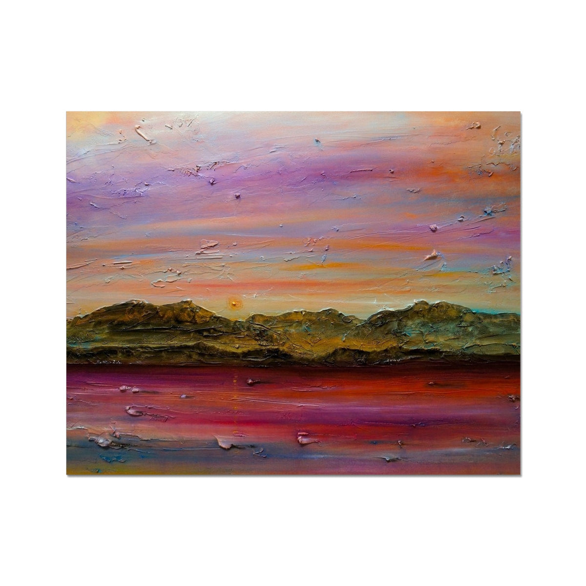 Arran Winter Dusk Artist Proof Collector Print
