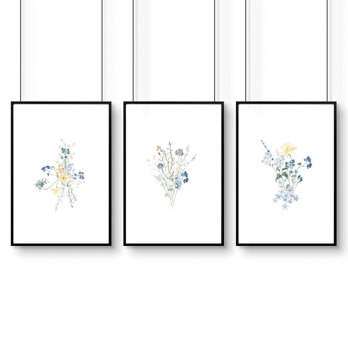 Art Botanical Prints | Set of 3 wall art prints