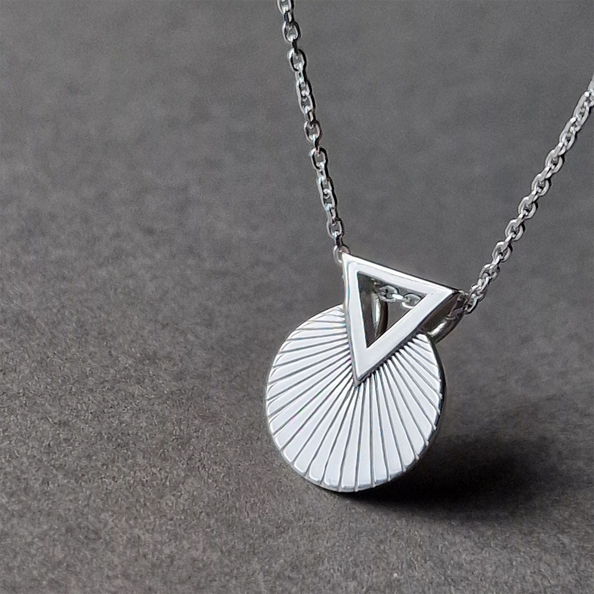 Art Deco Sterling Silver Chain Necklace