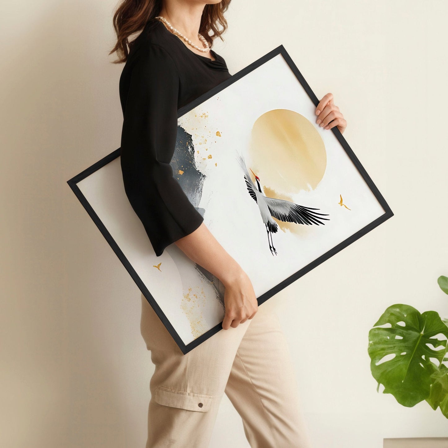 Art For Huge Wall | Set of 3 Asian Inspired Wall art Prints