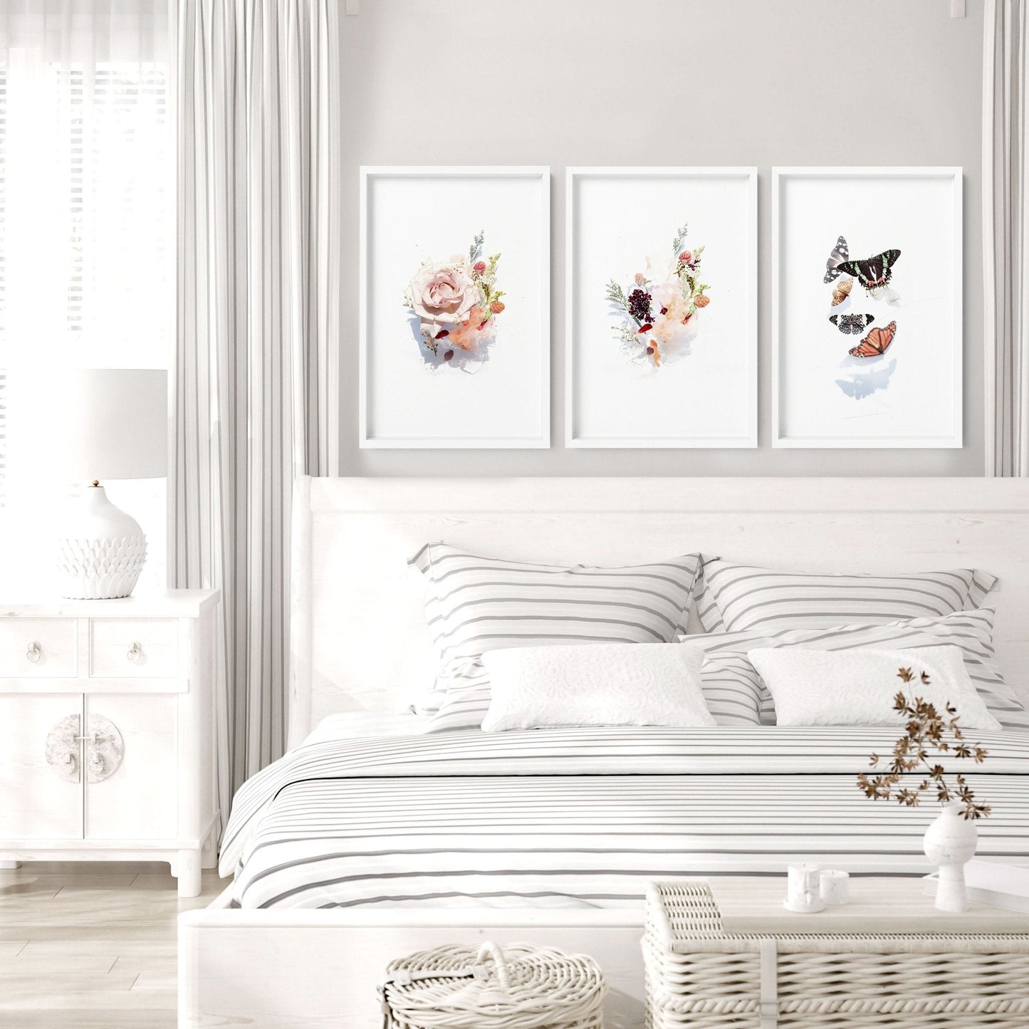Art for the bedroom | set of 3 wall prints