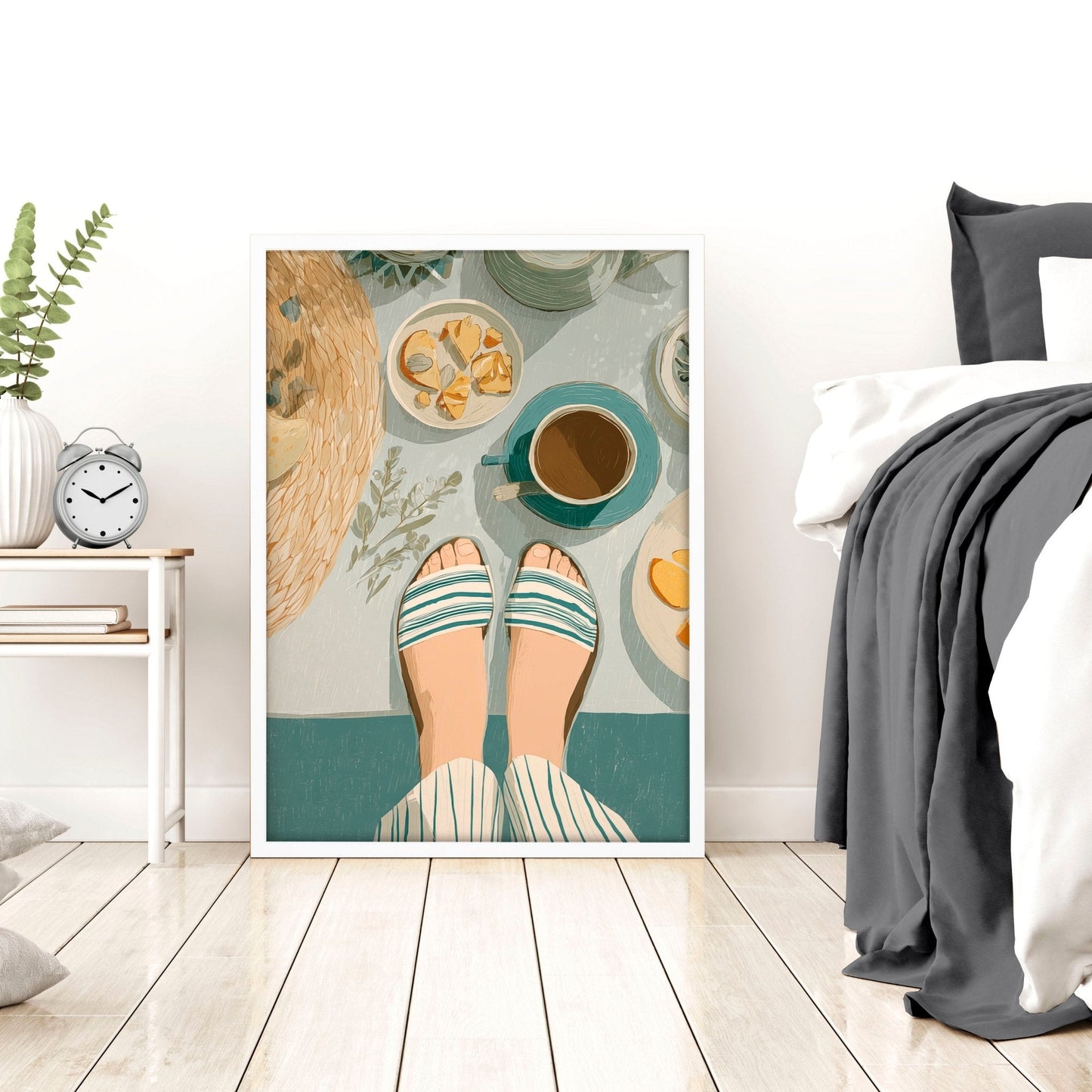 Art Print With Frame | Set of 3 Italian Lifestyle Wall art Prints