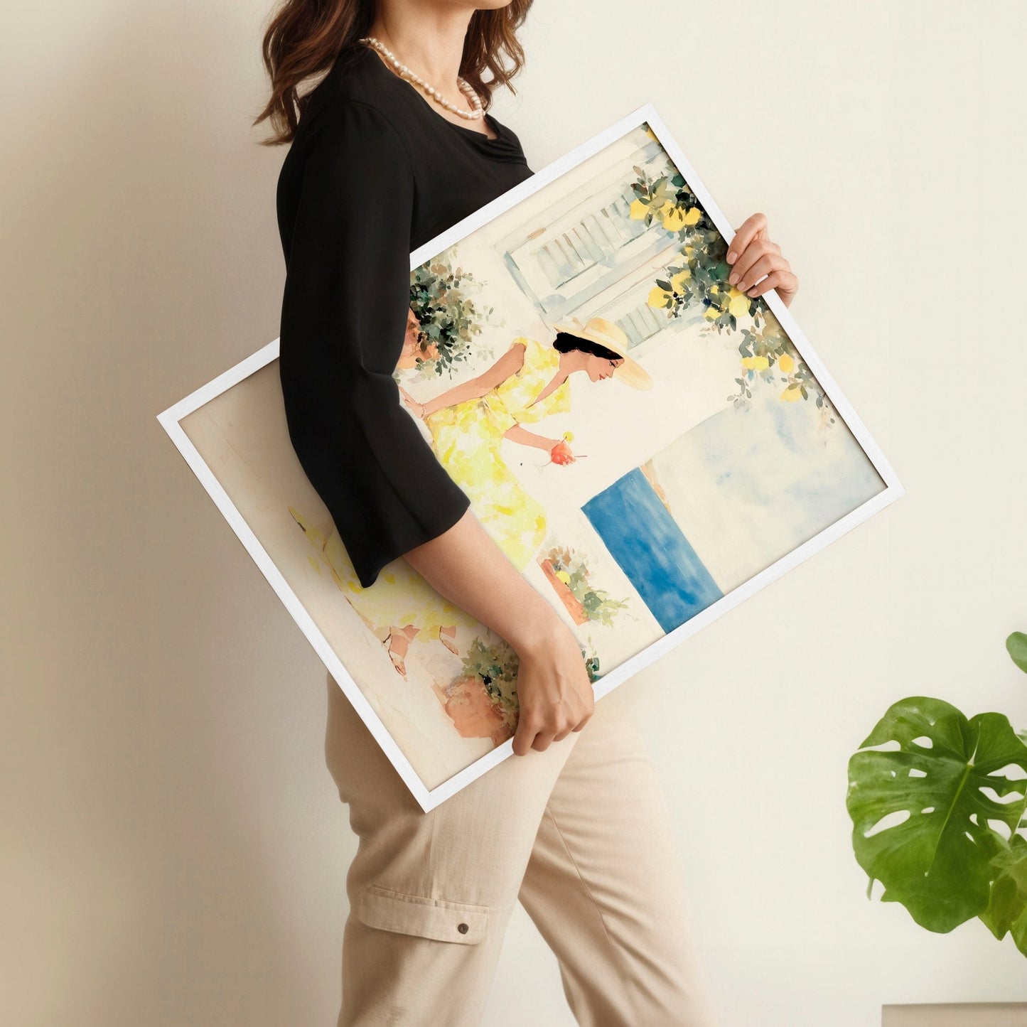 Art Prints In Frames | Set of 3 Italian Lifestyle Wall art Prints