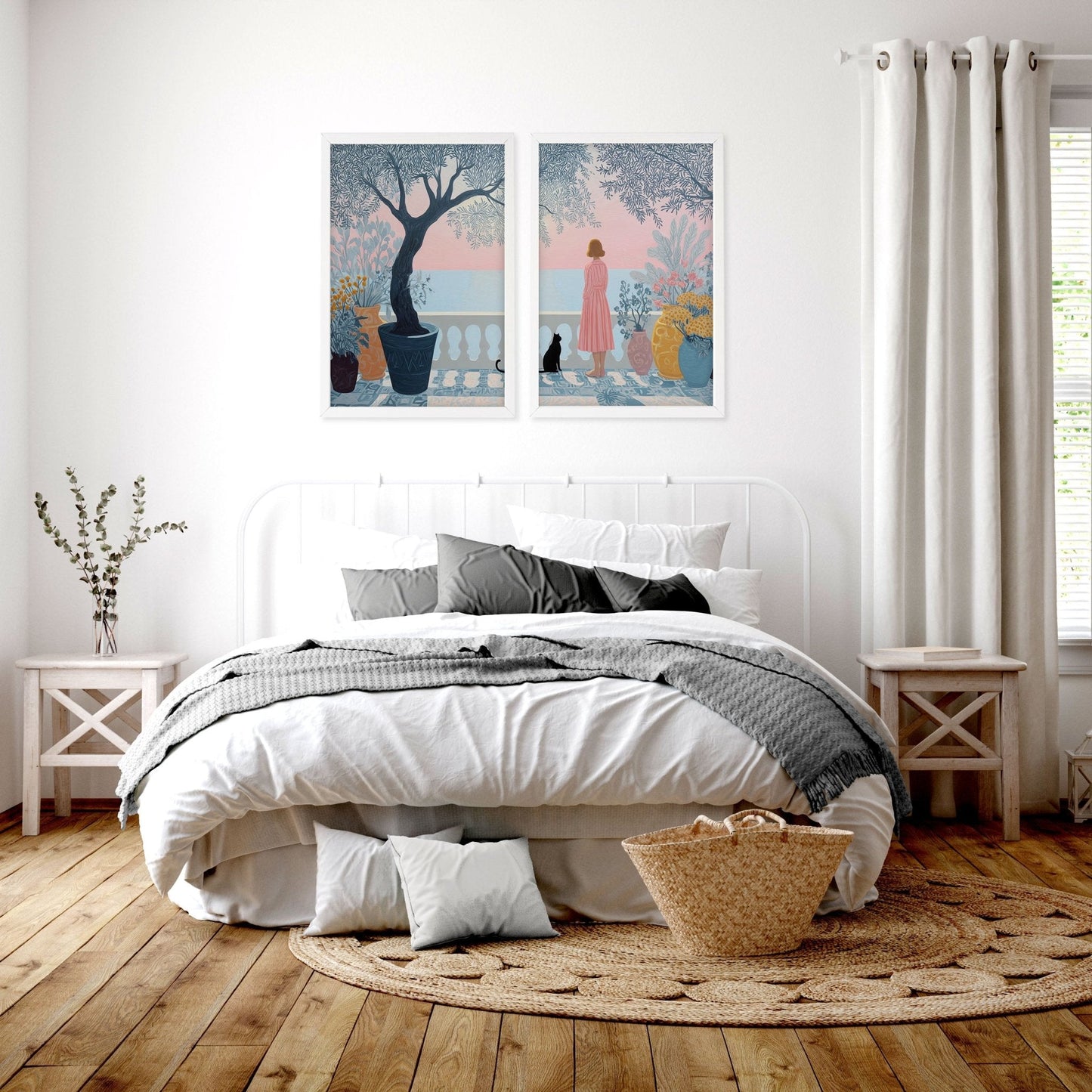 Art With Frames | Set of 2 Italian Lifestyle Wall art Prints