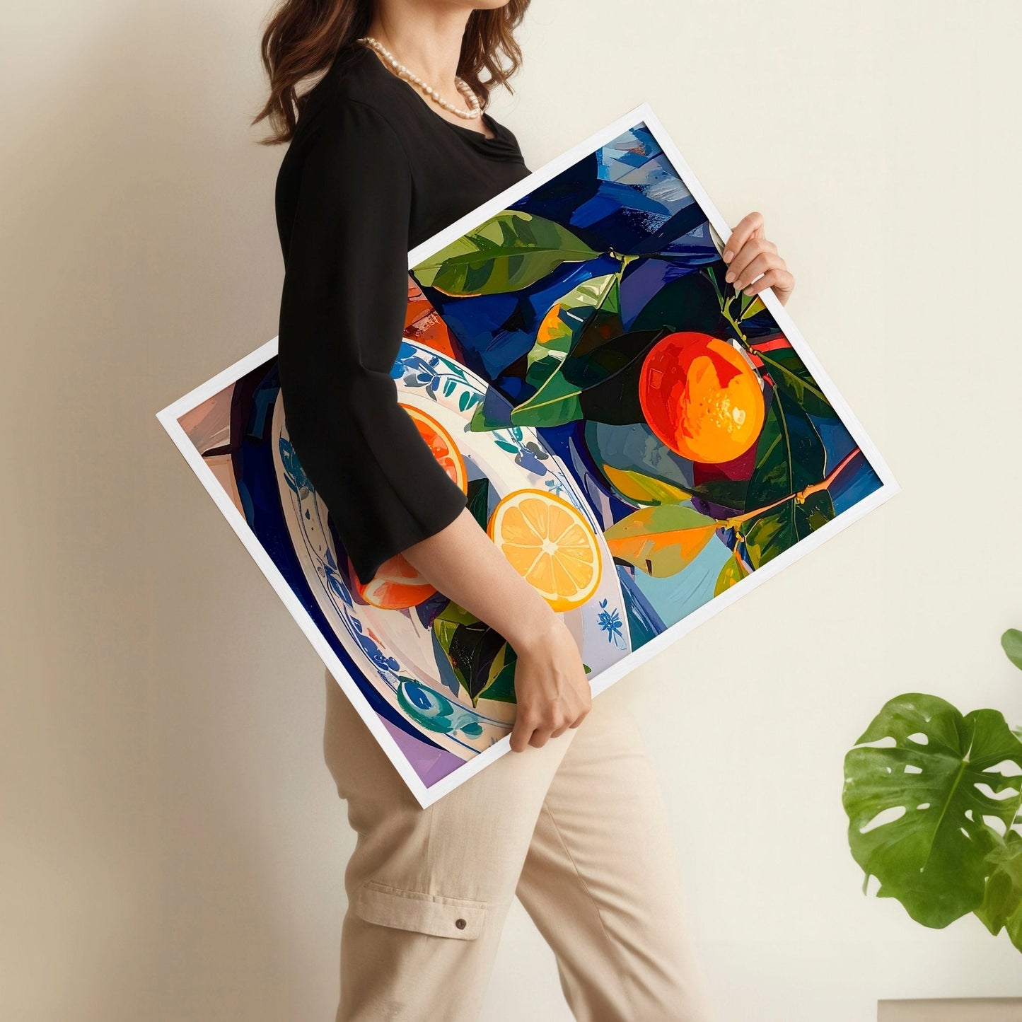 Artwork For Kitchen | Set of 3 Citrus Wall art Prints