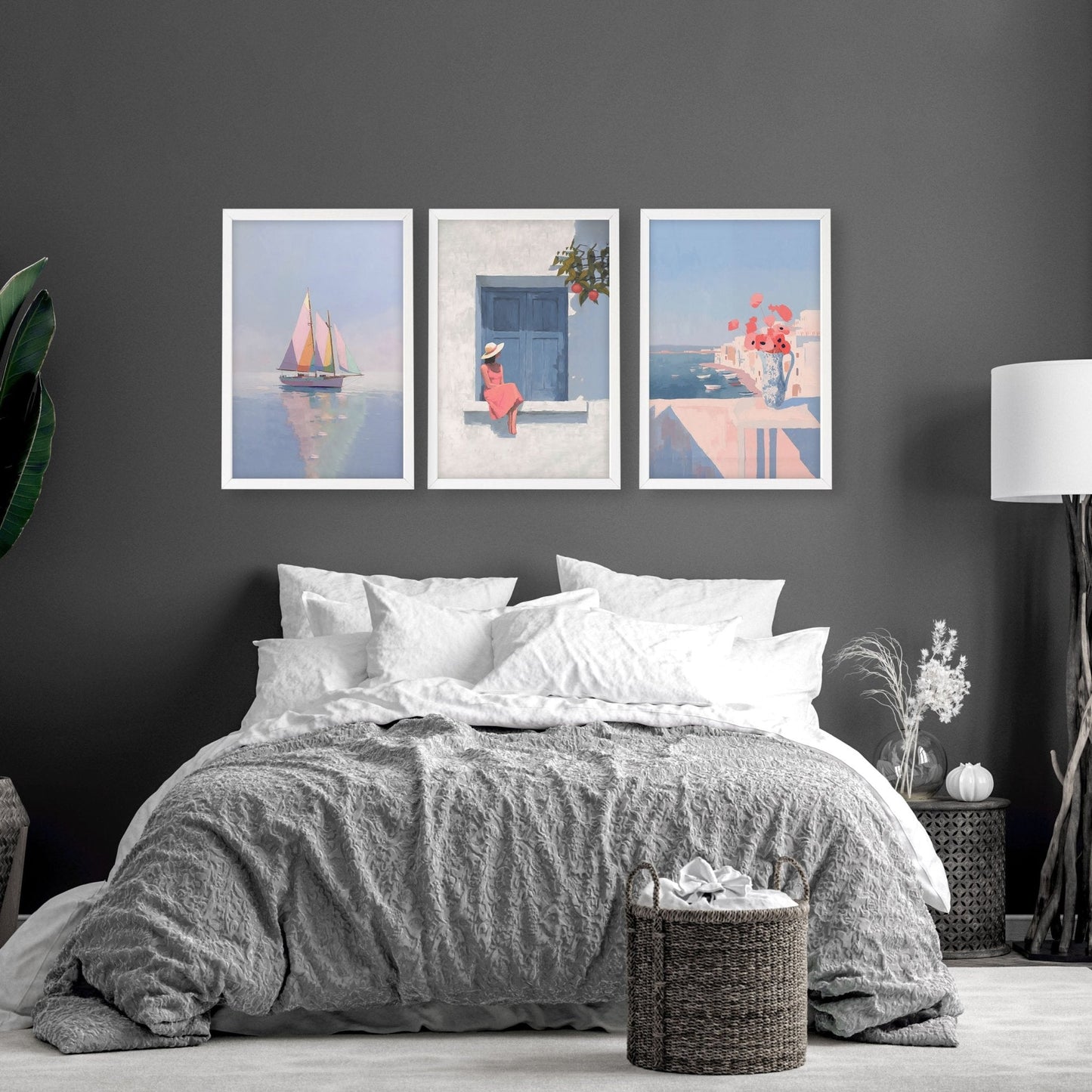 Artwork With Frames | Set of 3 Italian Lifestyle Wall art Prints
