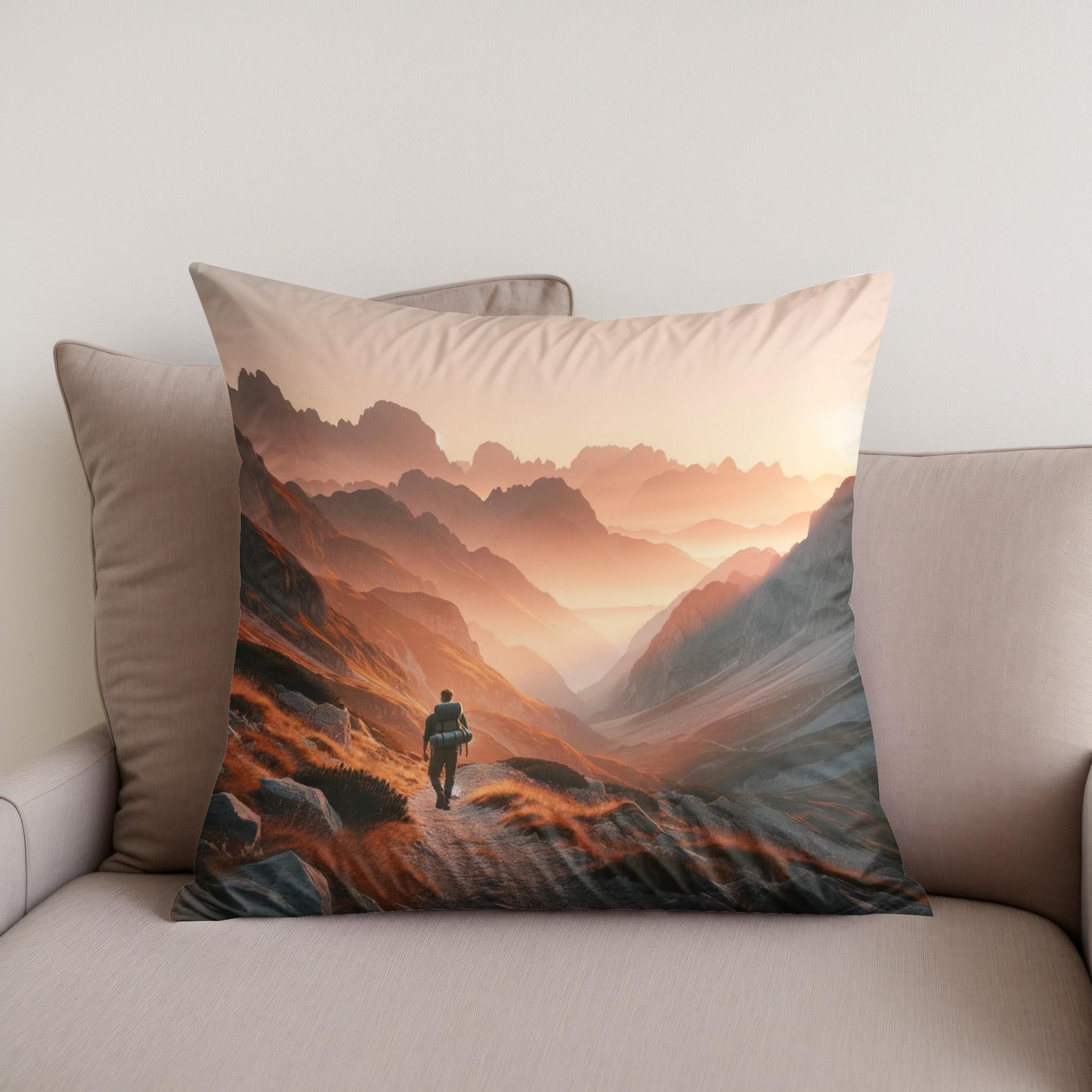 Sunrise Summit Cotton Cushion