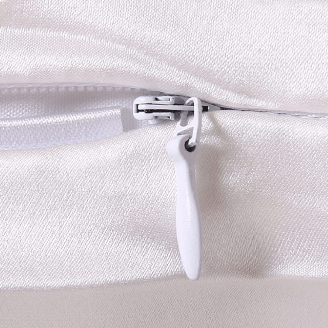 White Silk Pillowcase - Standard