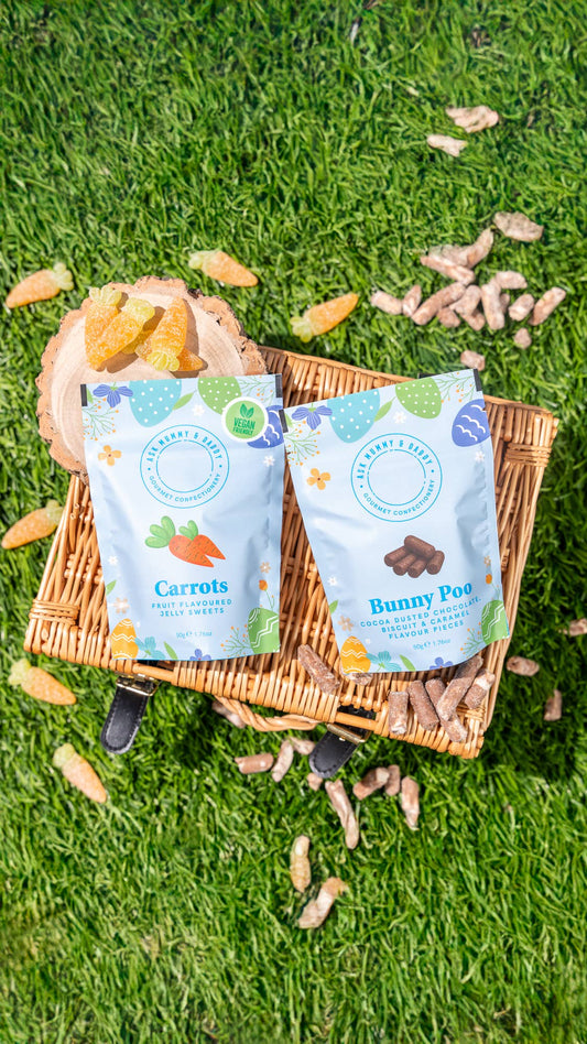 Ask Mummy & Daddy Bunny Poo Pouch – Salted Caramel Chocolate Nibbles