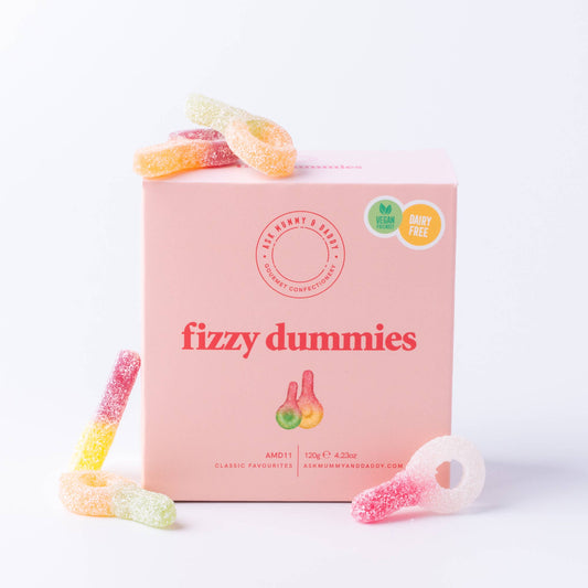 Ask Mummy & Daddy Fizzy Dummies Gift Box – Fizzy Fruity Gummy Sweets