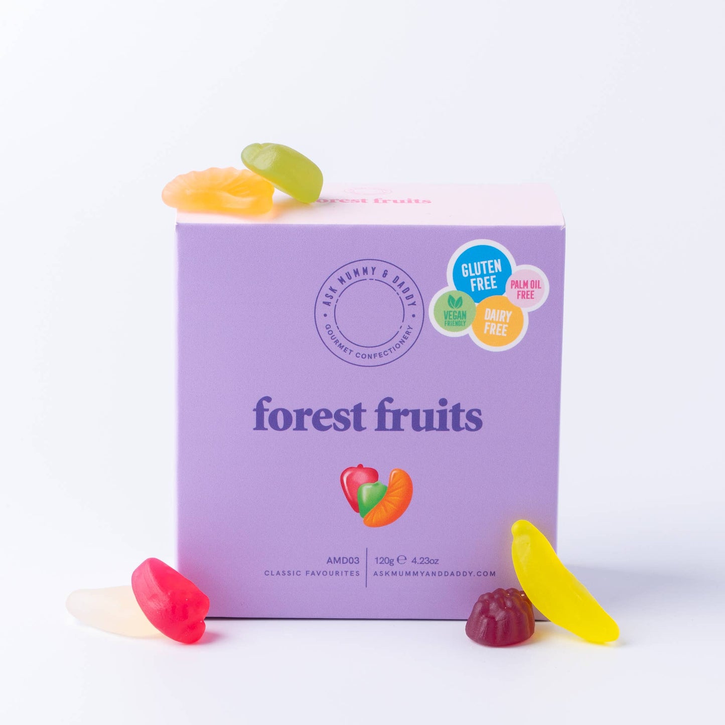 Ask Mummy & Daddy Forest Fruits Gift Box – Mixed Forest Fruit Vegan Sweets