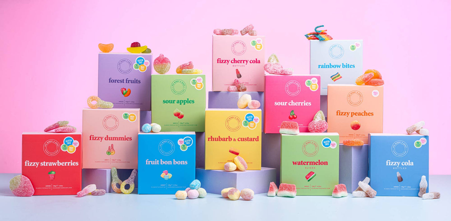 Ask Mummy & Daddy Forest Fruits Gift Box – Mixed Forest Fruit Vegan Sweets