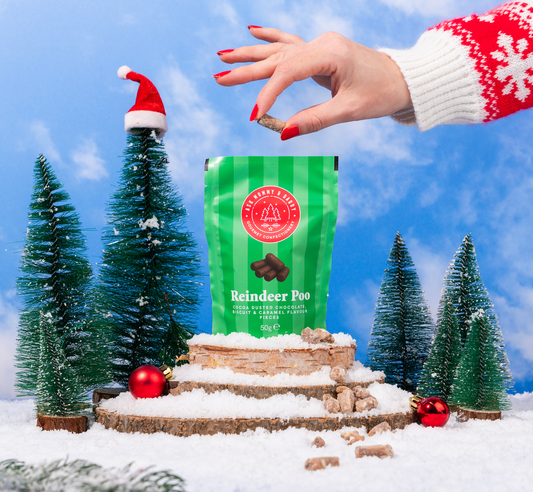 Ask Mummy & Daddy Reindeer Poo Pouch – Salted Caramel Chocolate Nibbles