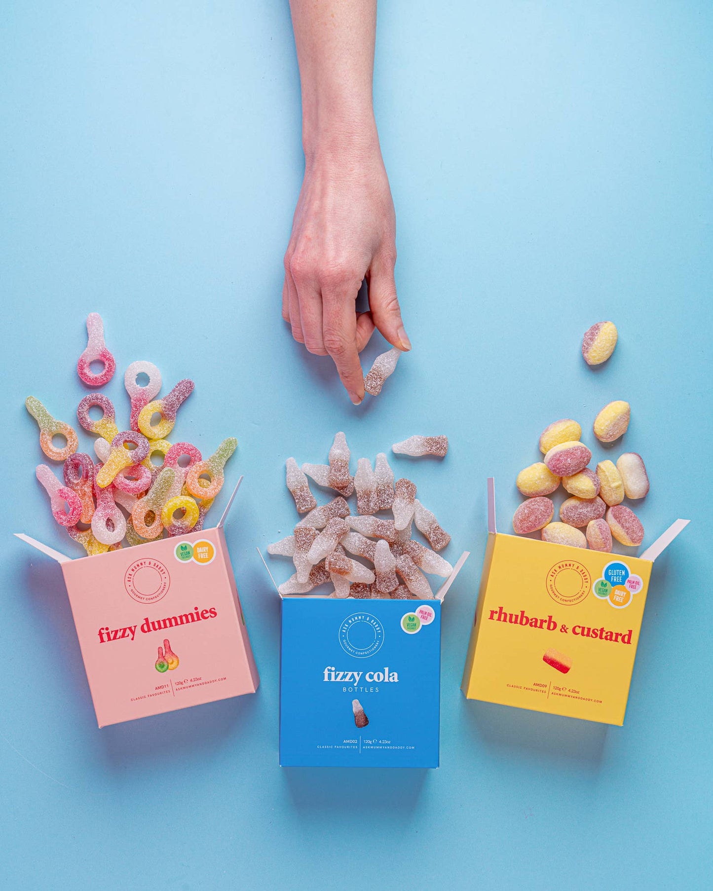 Ask Mummy & Daddy Sour Cherries Gift Box – Sour Cherry Flavoured Sweets