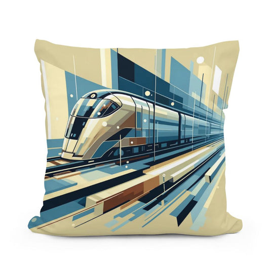 Future Tracks Cotton Cushion