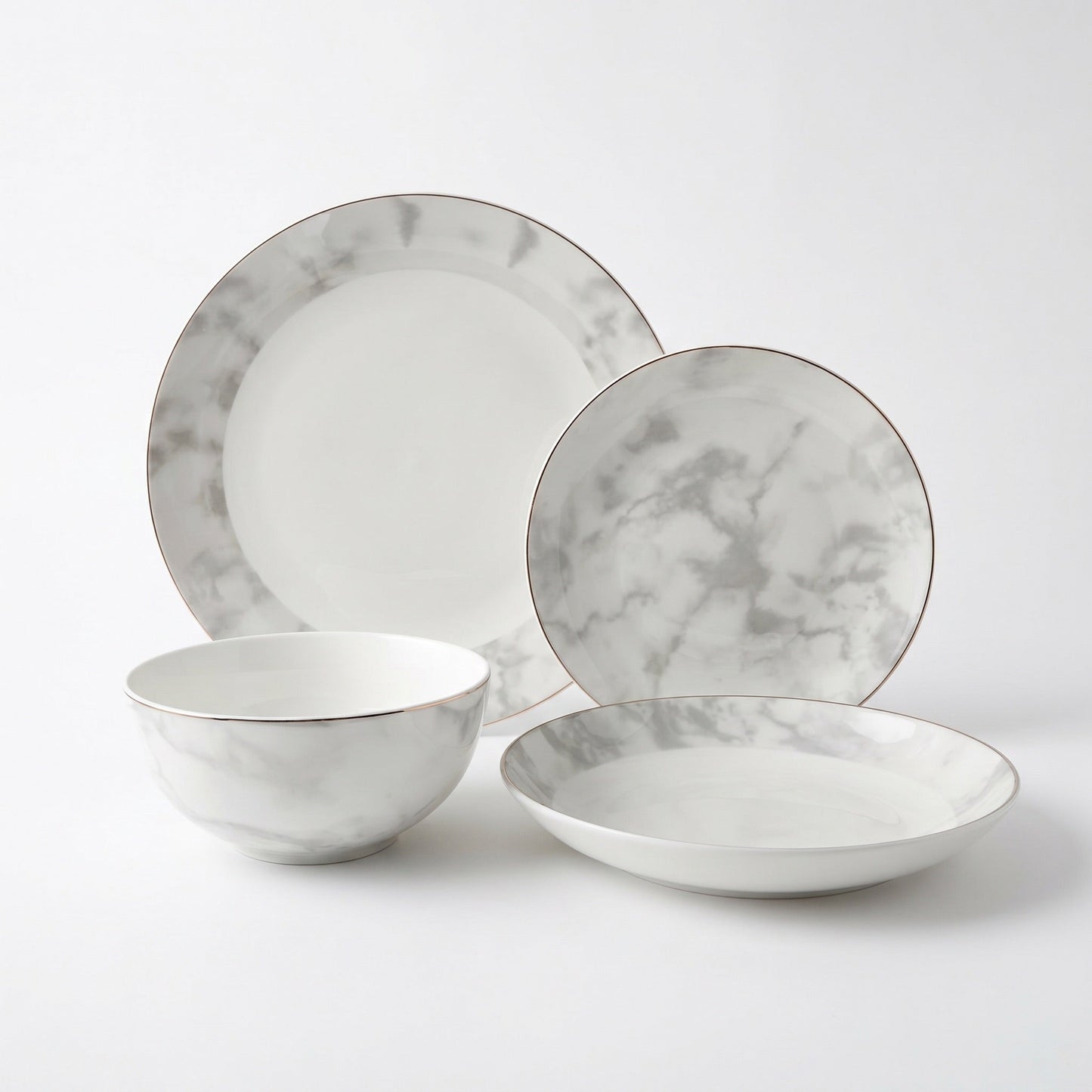 Aurelia 16-Piece Fine Bone China Dinner Set