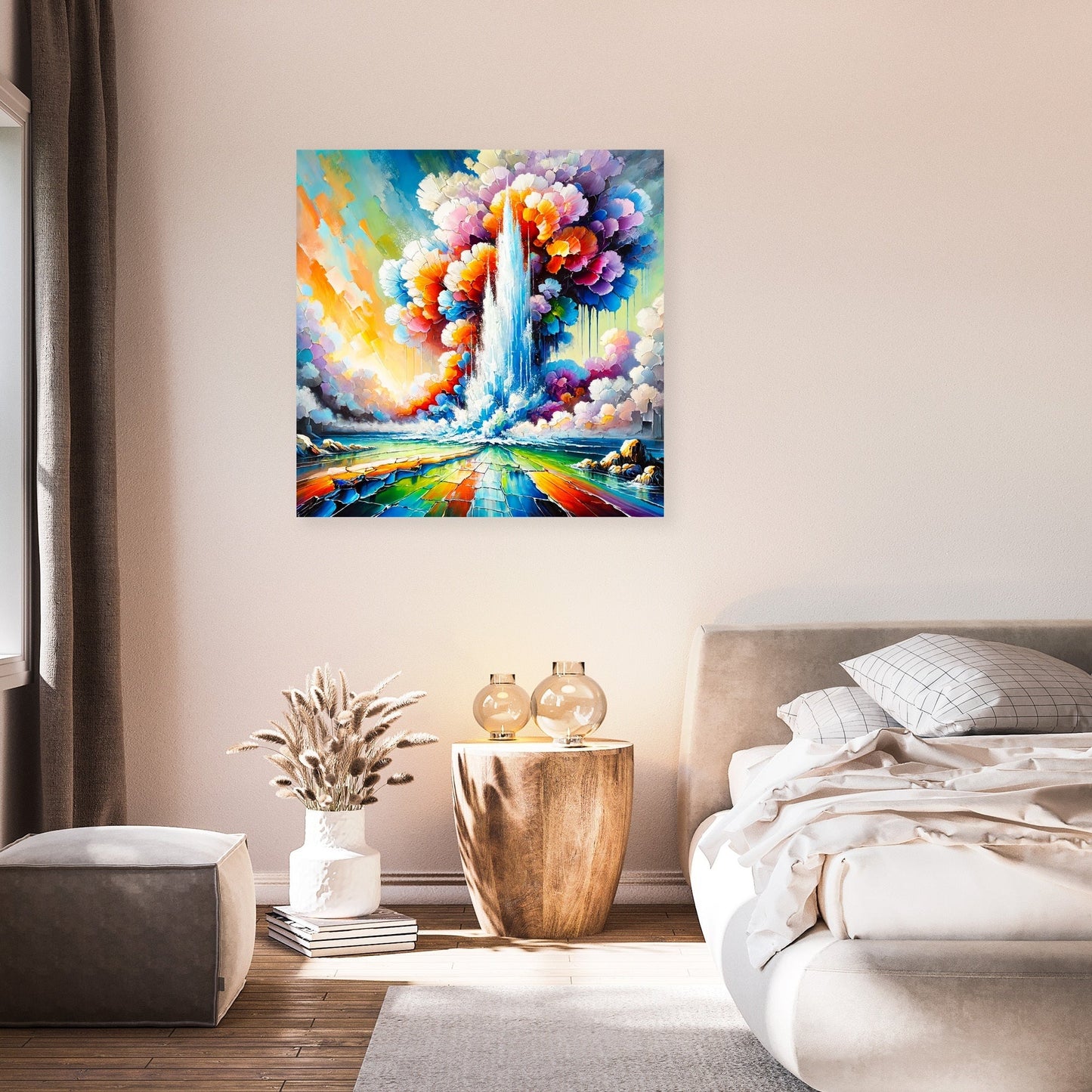 Surreal Geyser Canvas