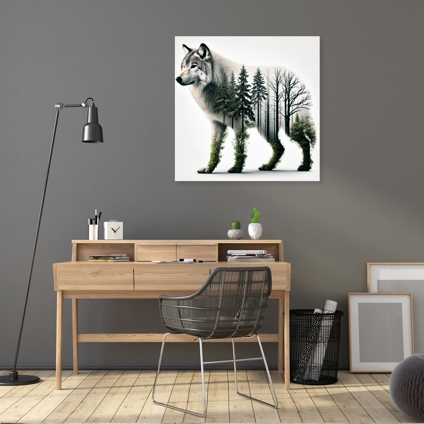 Wolf's Forest Spirit Canvas