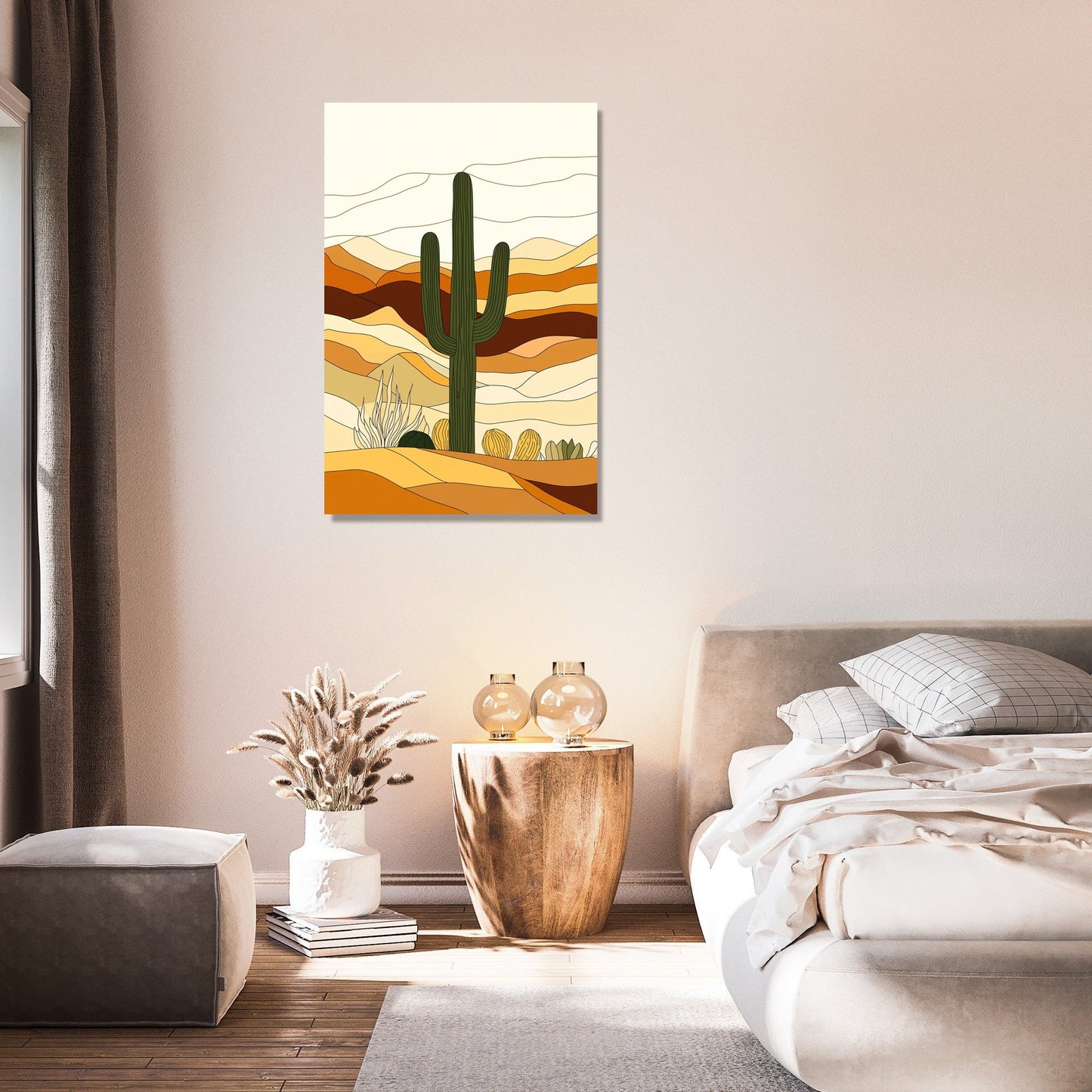 Minimalist Desert Canvas