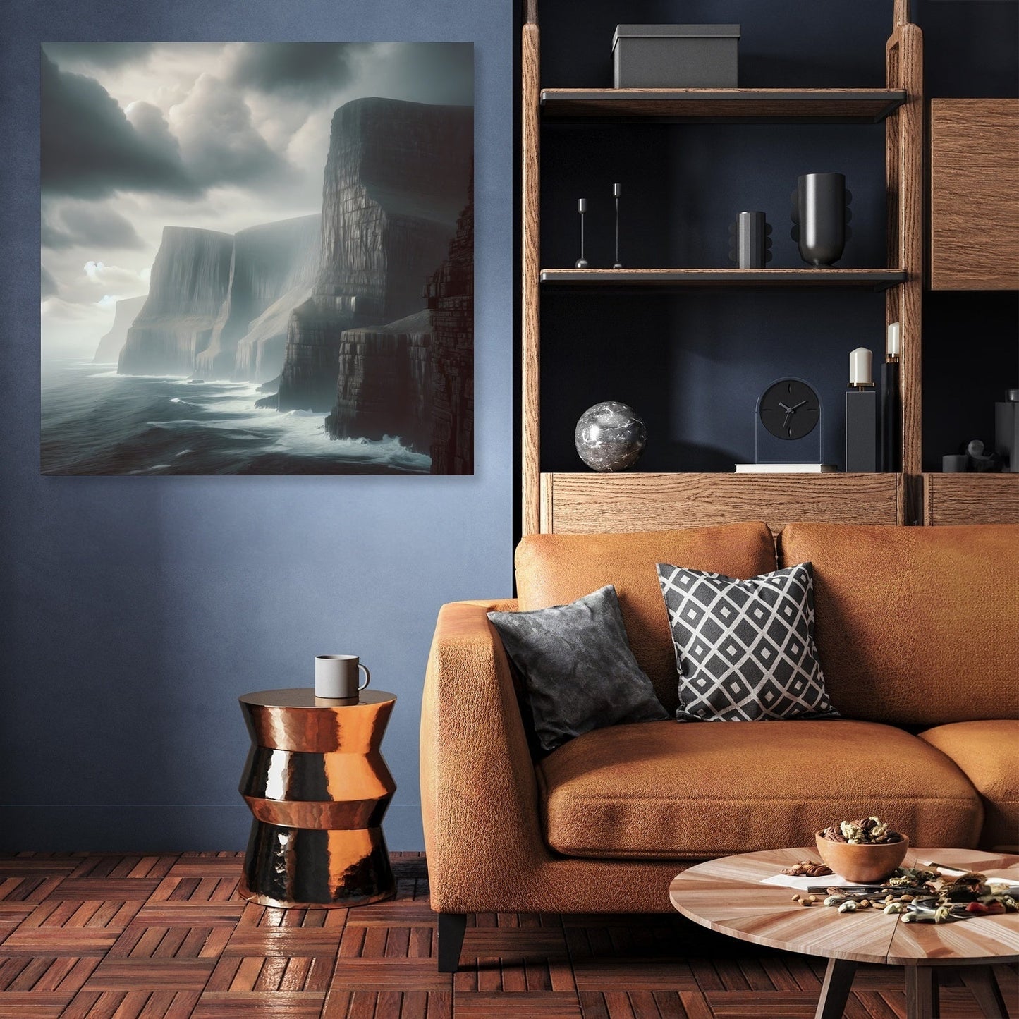 Coastal Cliffs Canvas