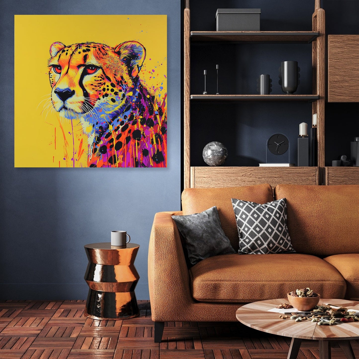 Cheetah Radiance Canvas