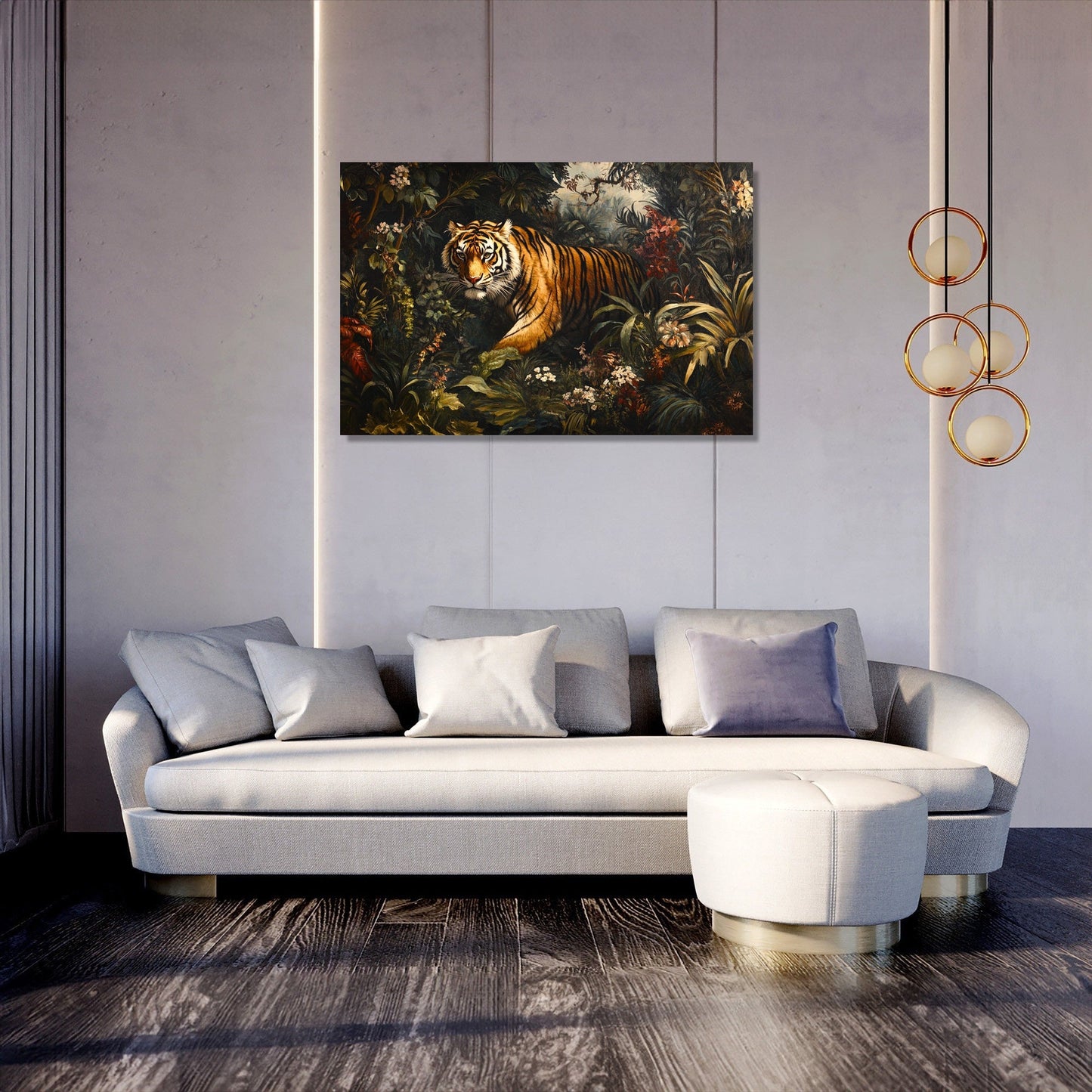 Tiger's Lethal Gaze Canvas