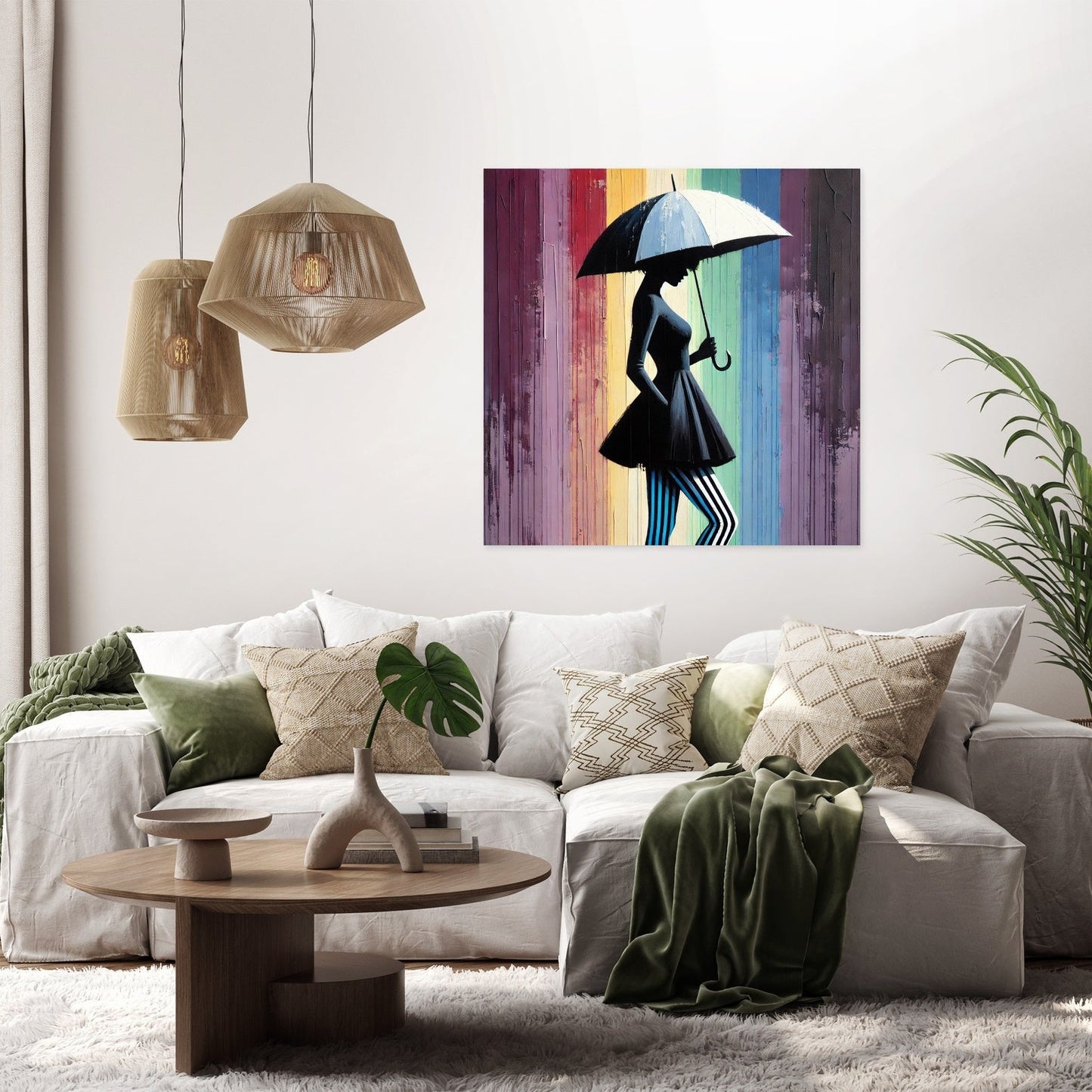 Midnight Rainbow Canvas