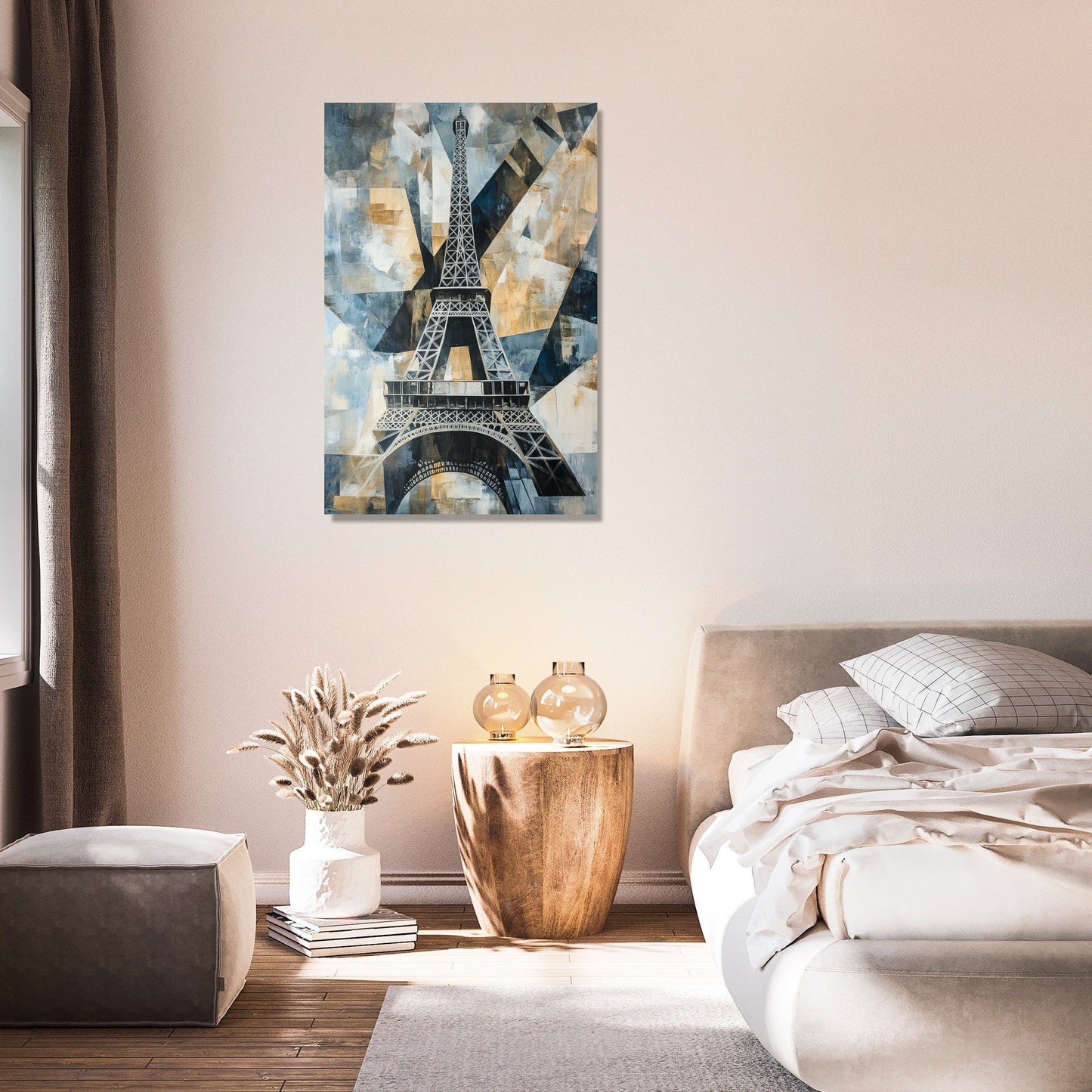 Geometric Eiffel Canvas