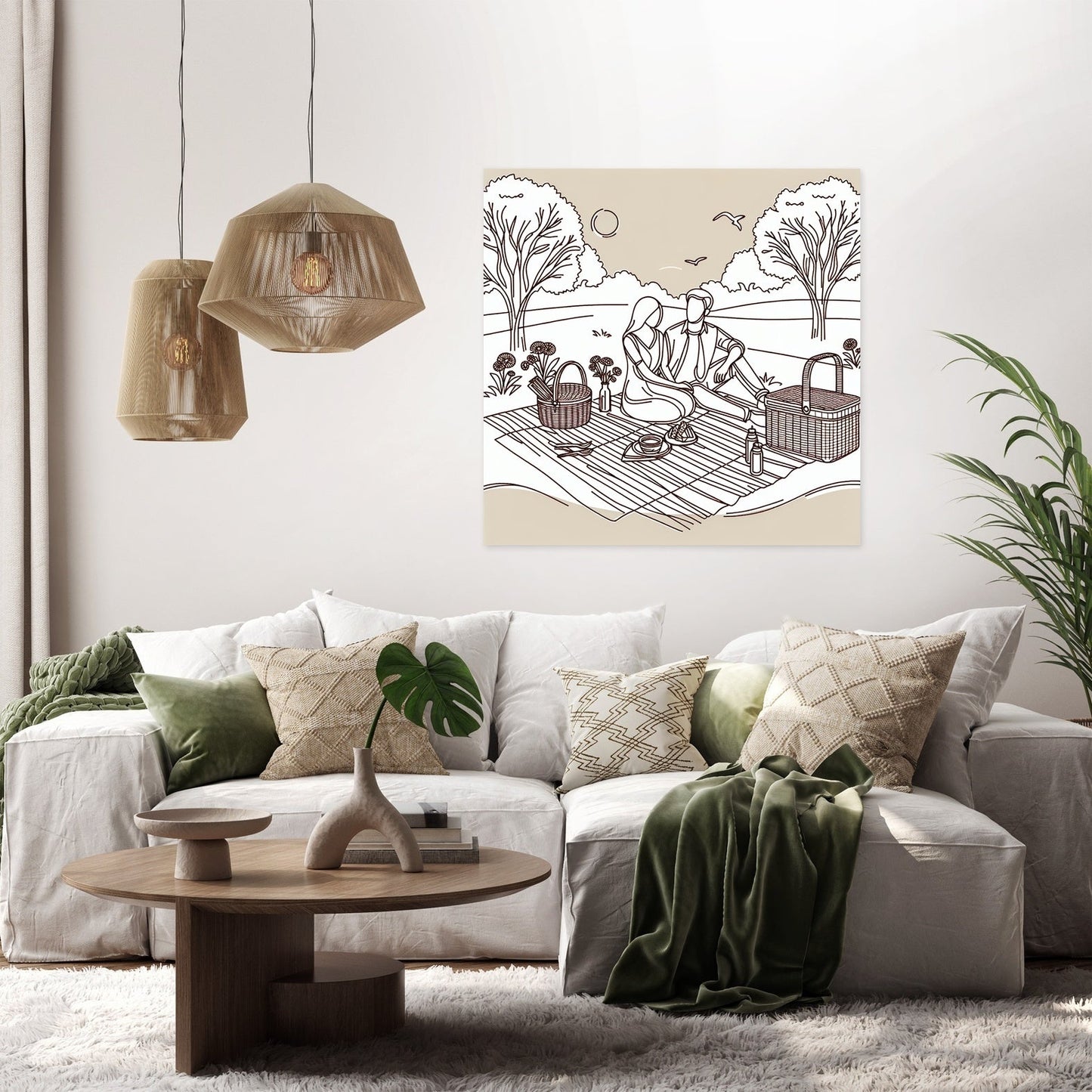 Picnic Moments Canvas